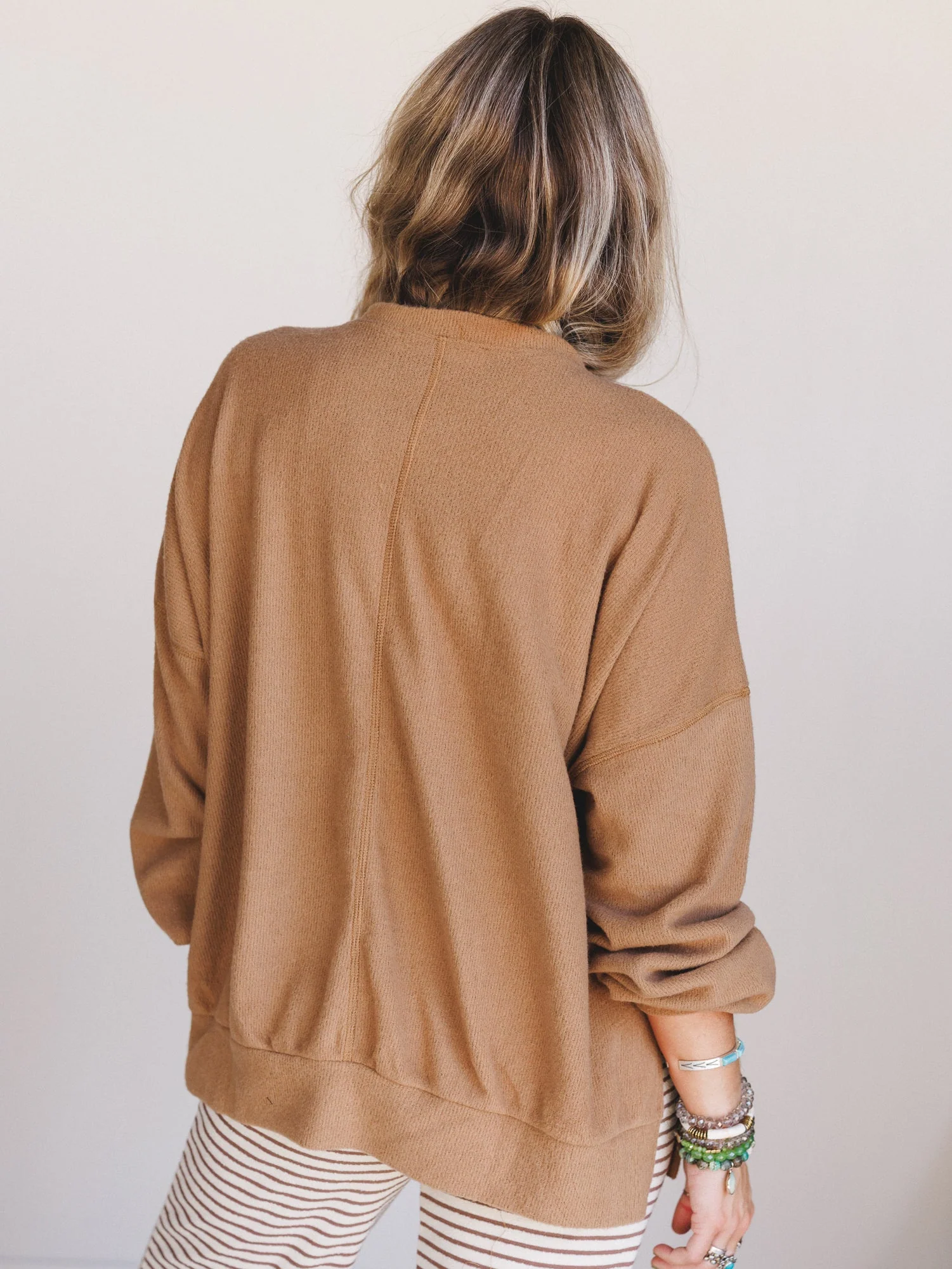 The Nest Brayden Oversized Pullover - Camel - Image 6