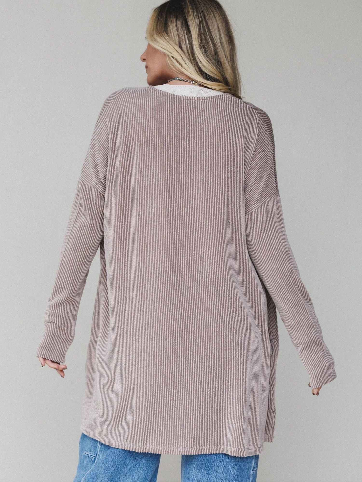 The Nest Classic Layers Cardigan - Acorn - Image 4