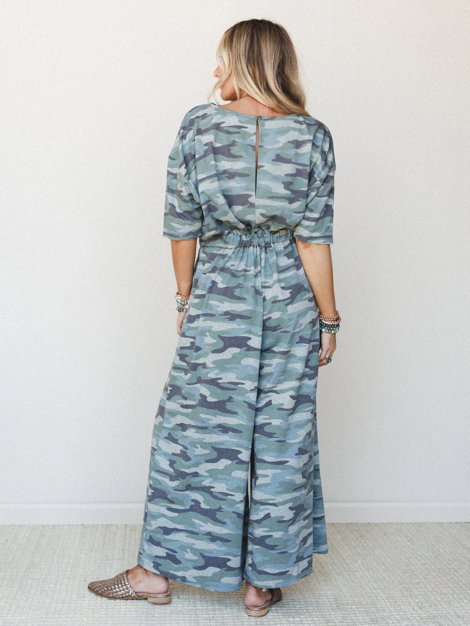 The Nest Cozy Cool Jumpsuit - Olive Charcoal - Image 4