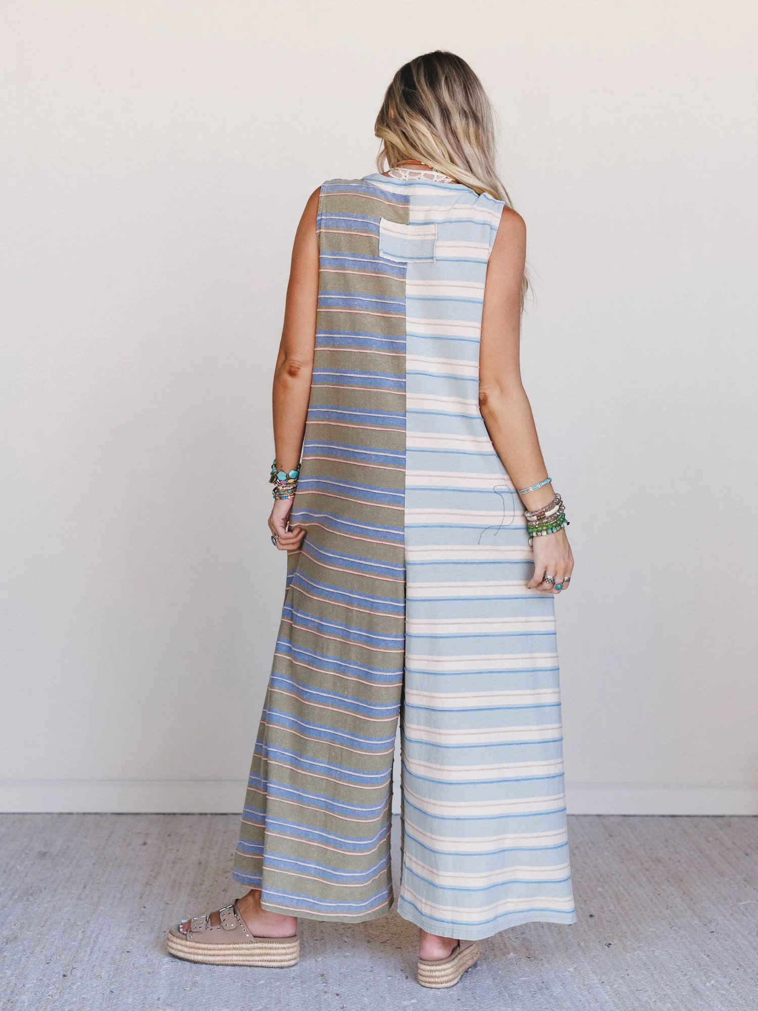 The Nest Cruise Lines Jumpsuit - Blue Olive - Pre Order - Image 5