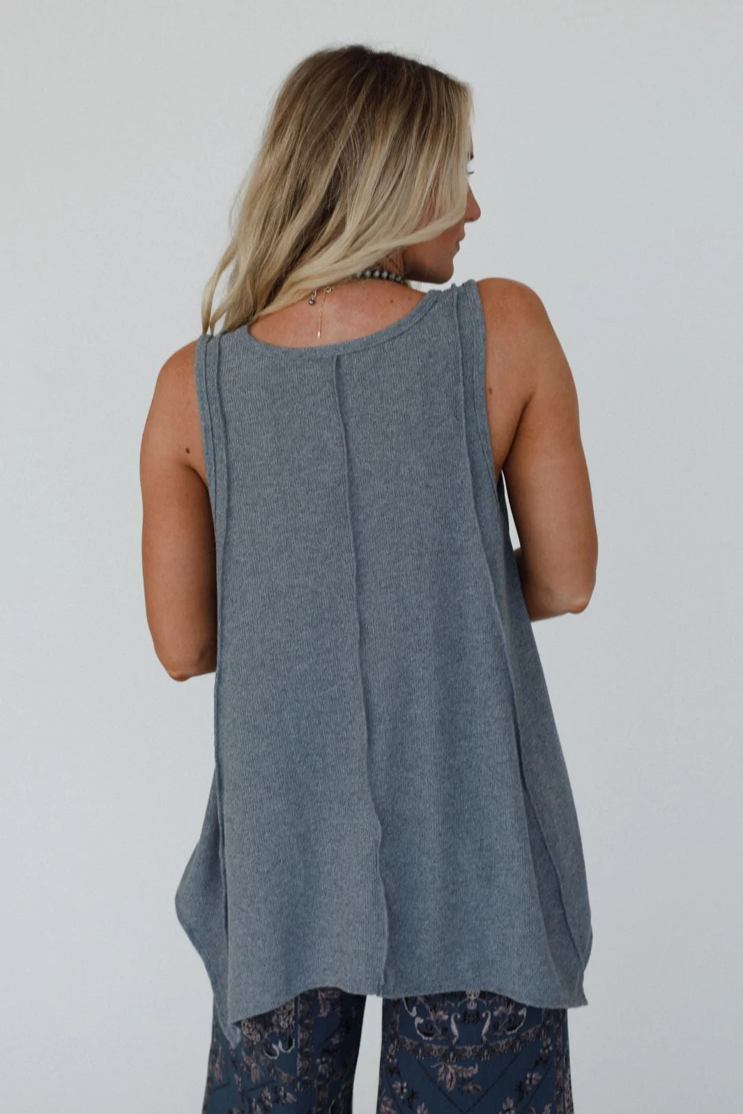 The Nest Drift Away Top - Charcoal - Image 3