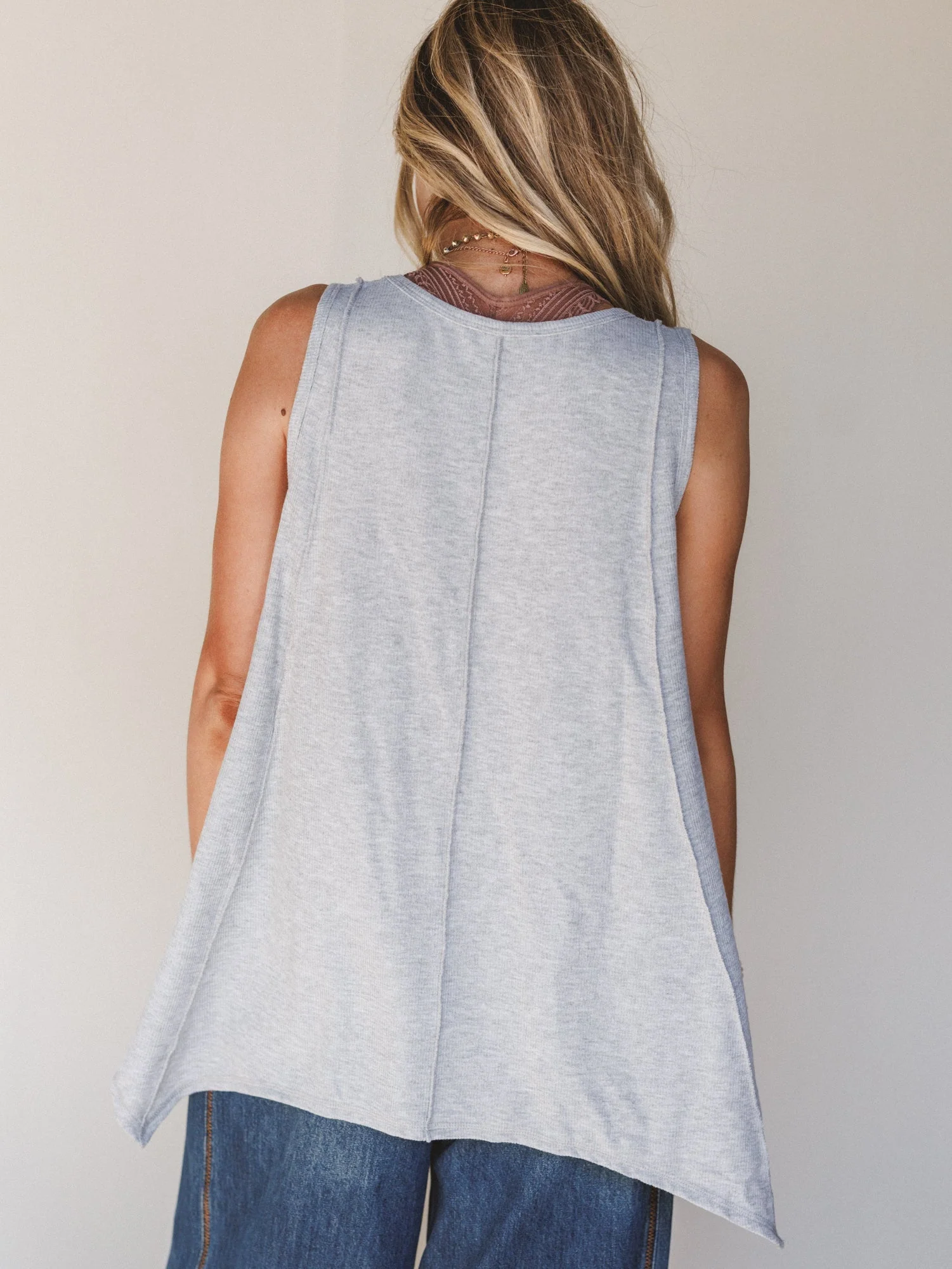The Nest Drift Away Top - Heather Gray - Image 3