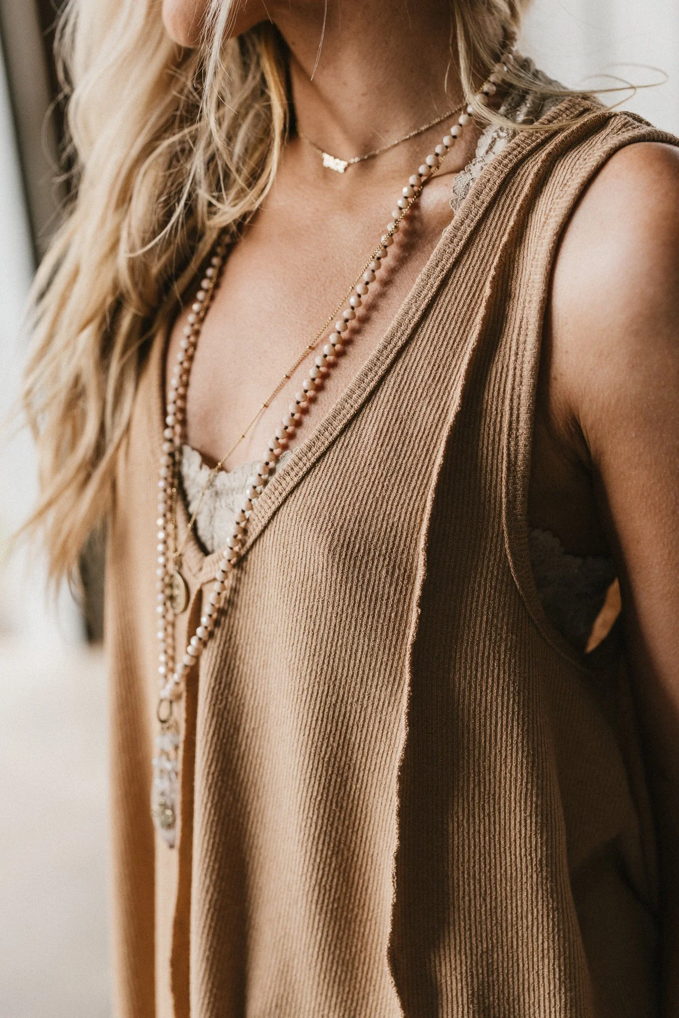 The Nest Drift Away Top - Tan - Image 3