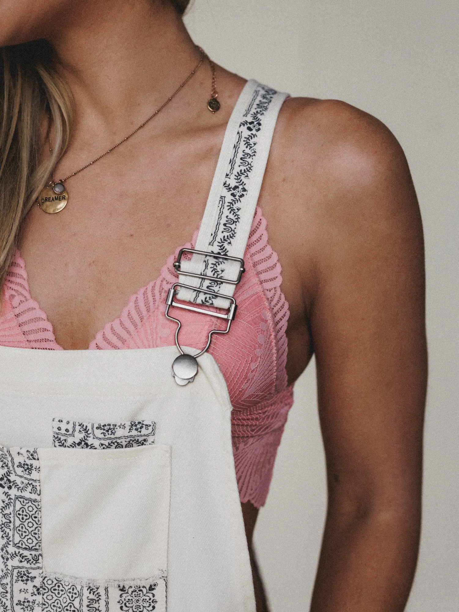 The Nest Easy Sunday Overalls - Ecru - Image 5