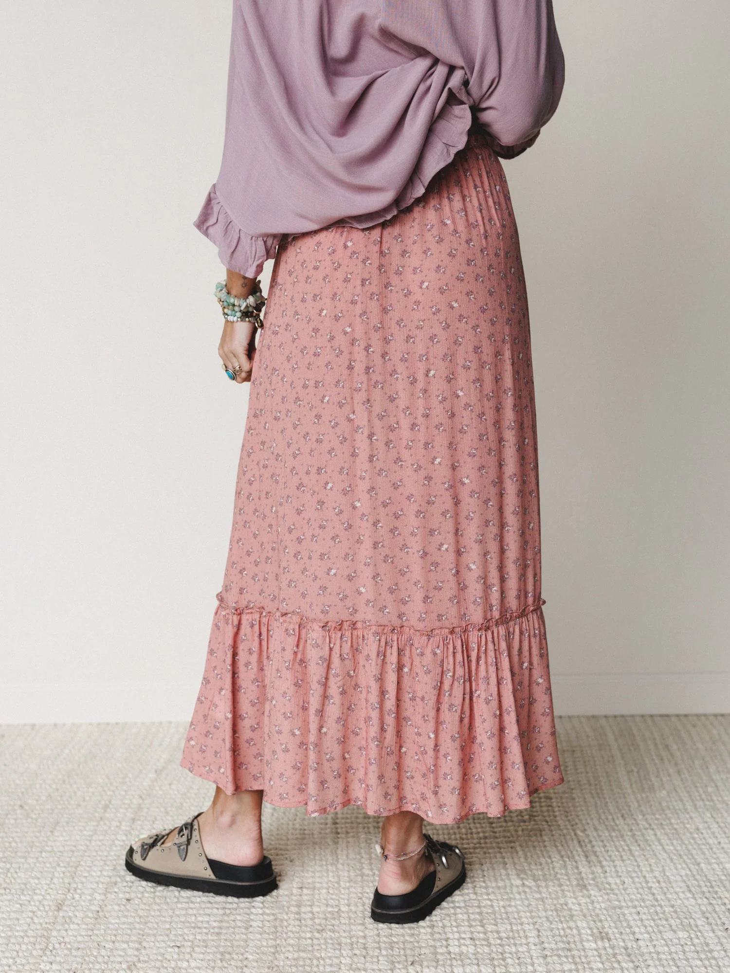 The Nest Emberlyn Maxi Skirt - Clay - Image 5