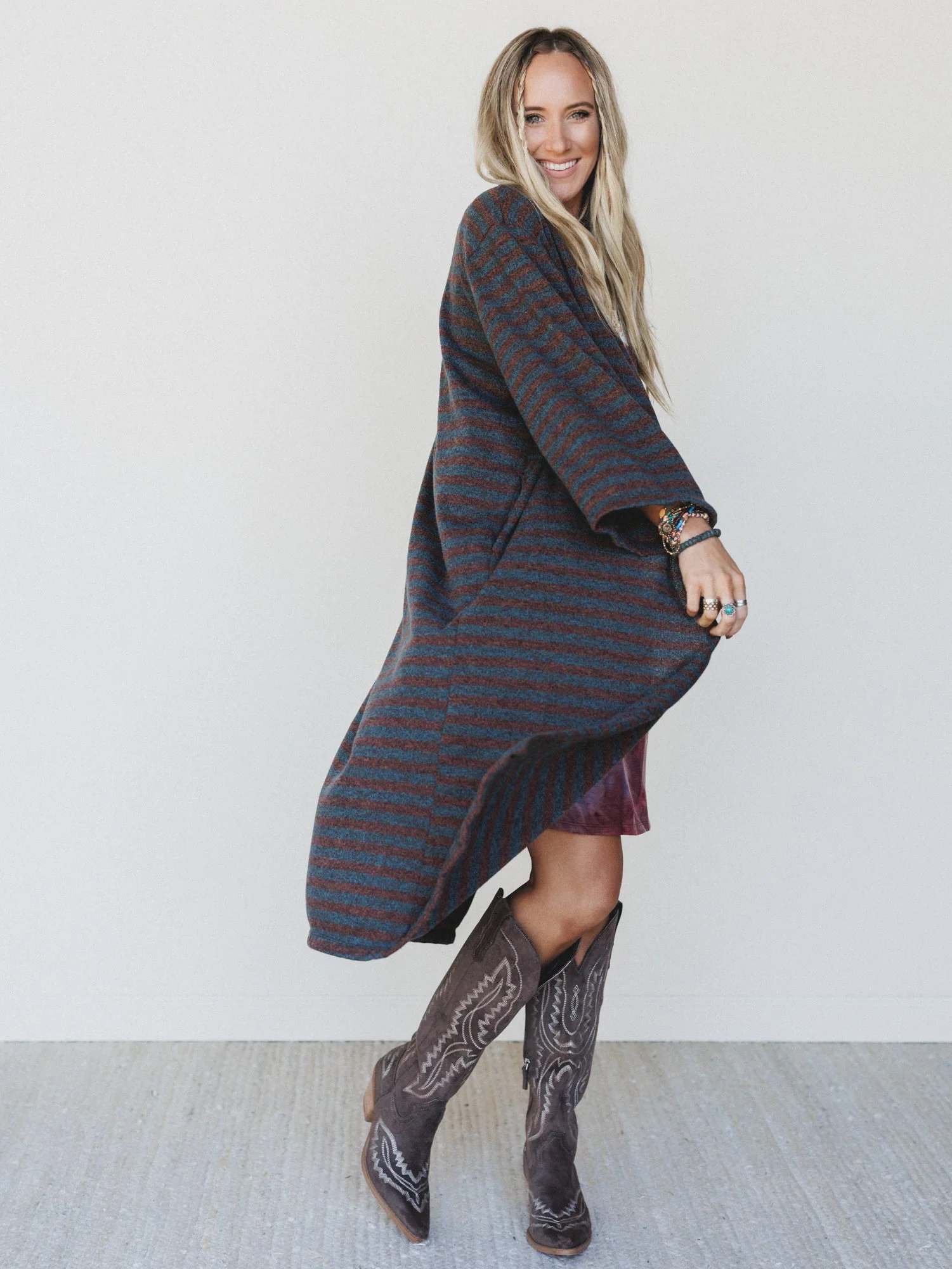 The Nest Endless Love Cardigan - Mint Brown - Image 4