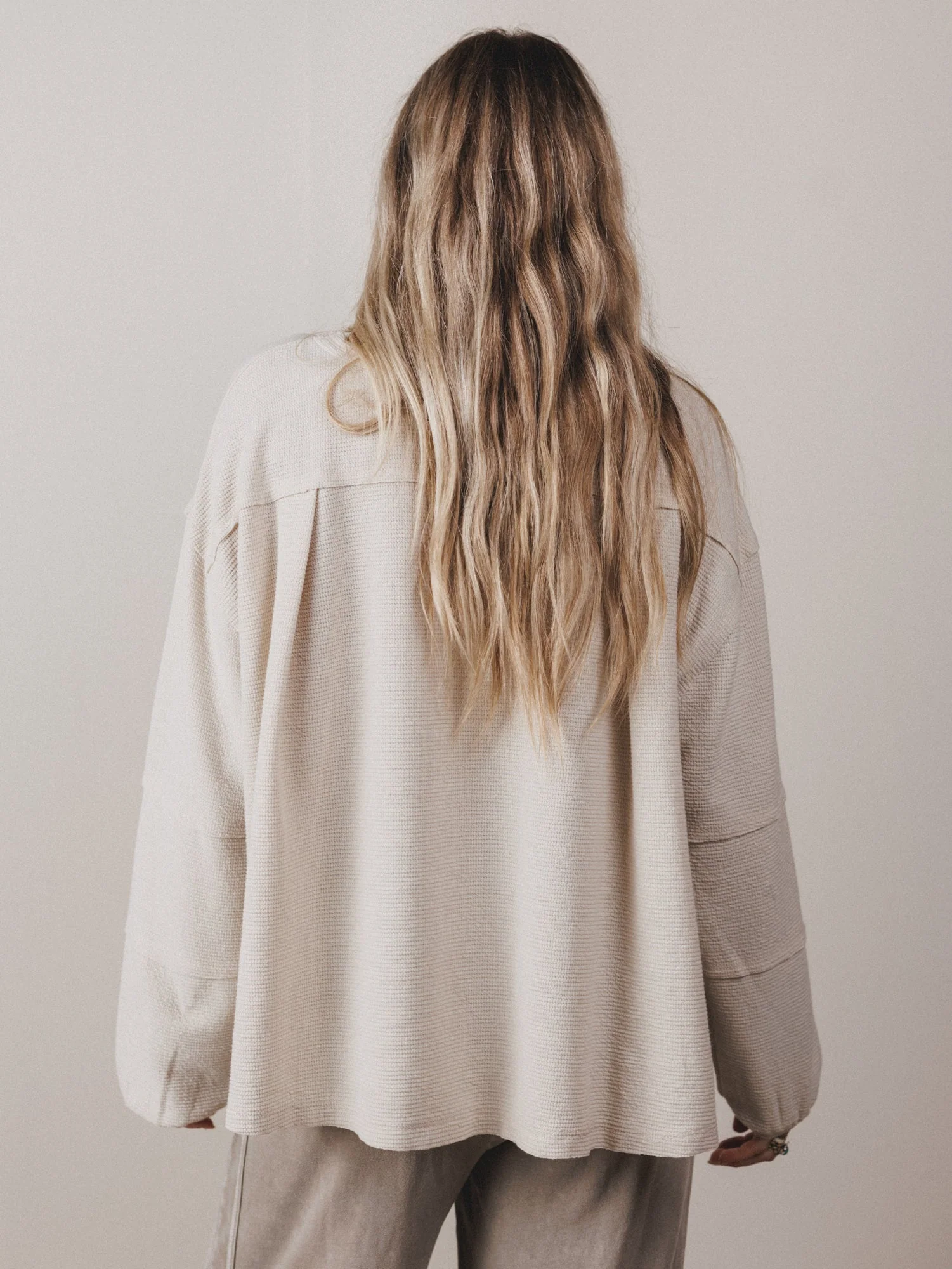 The Nest Essential Sweater Top - Sand - Image 5