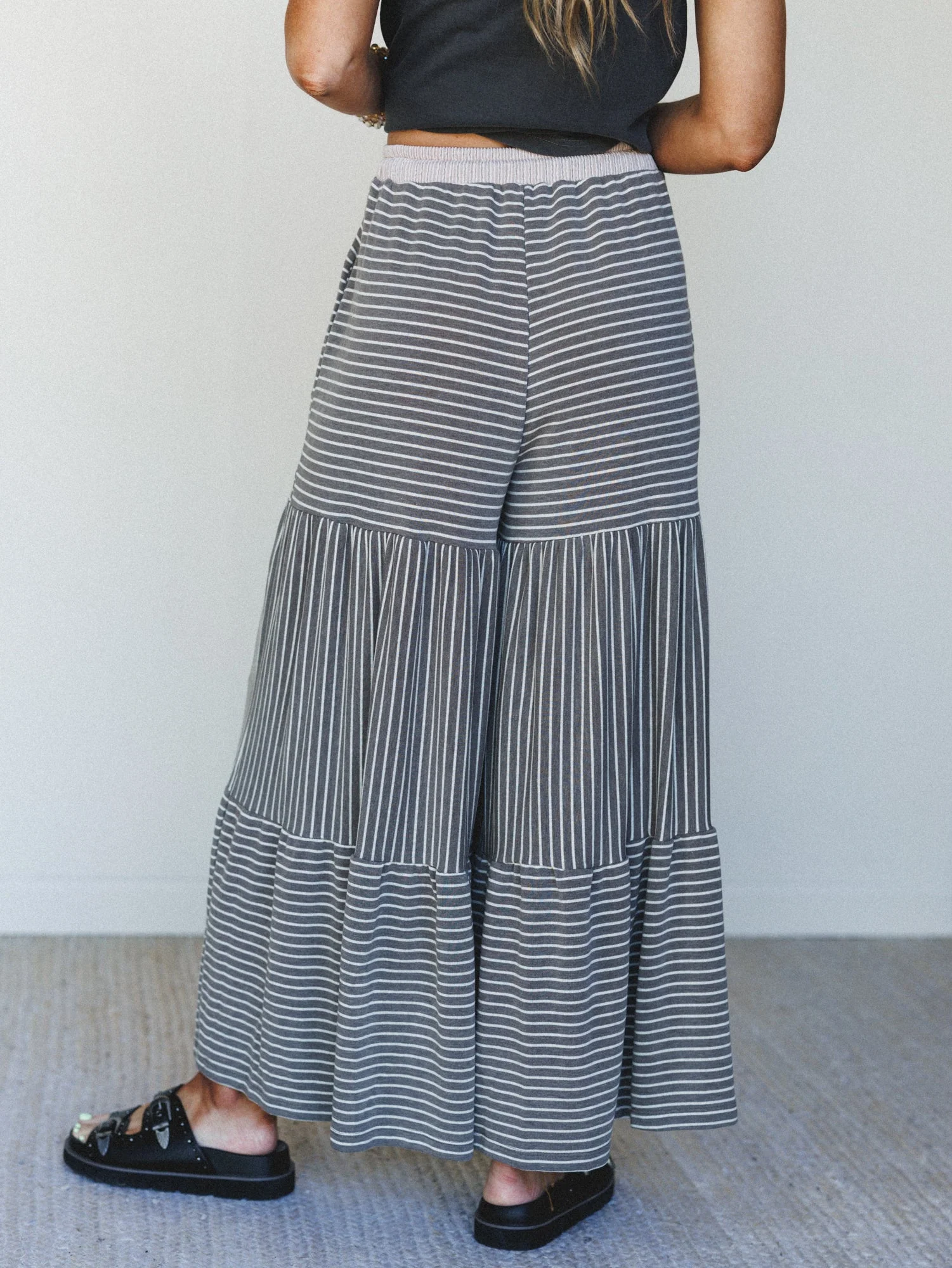The Nest Forever Mine Striped Pants - Brown - Image 5