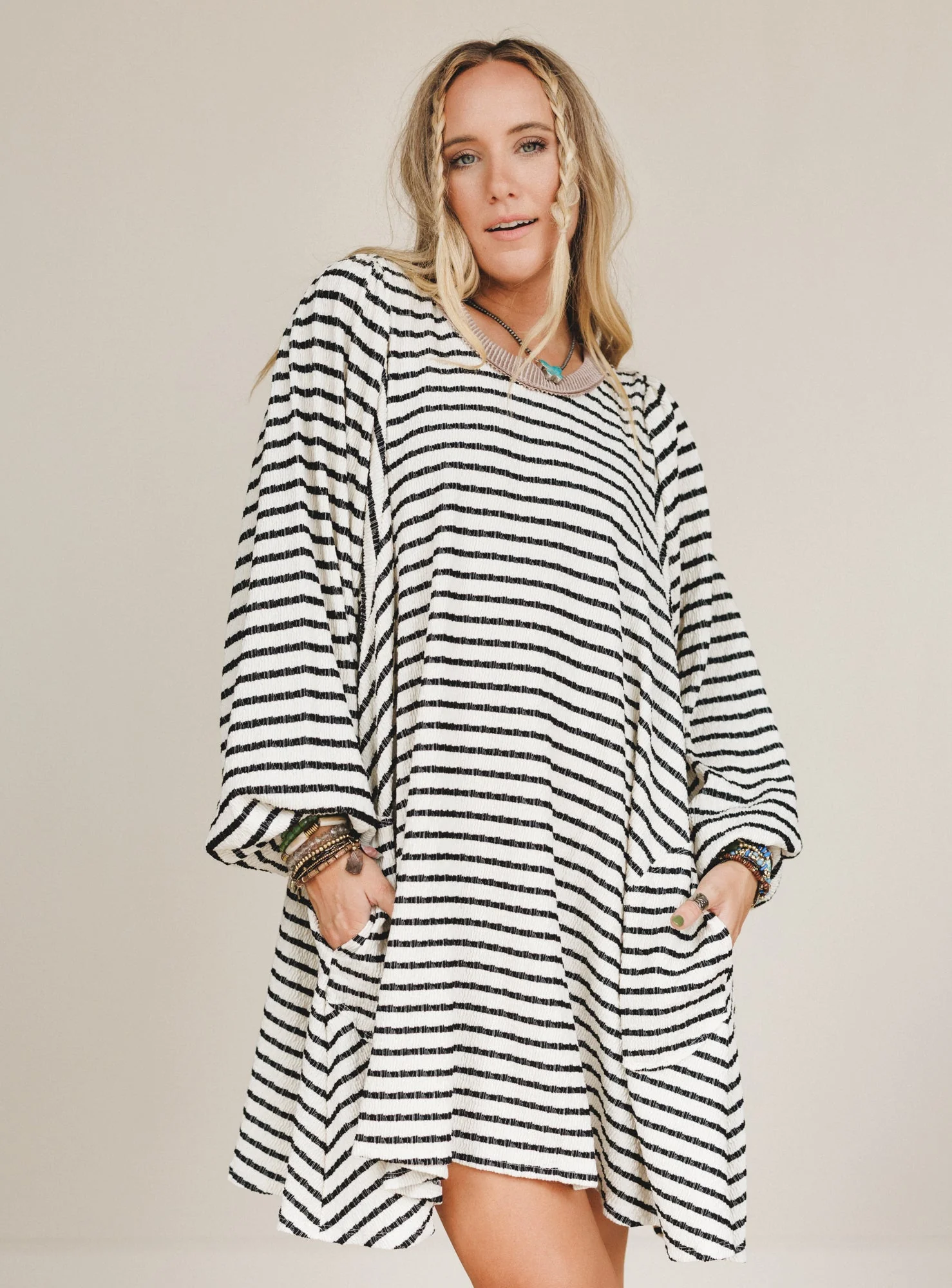 The Nest Good Feels Dress - Black Mocha - Image 5