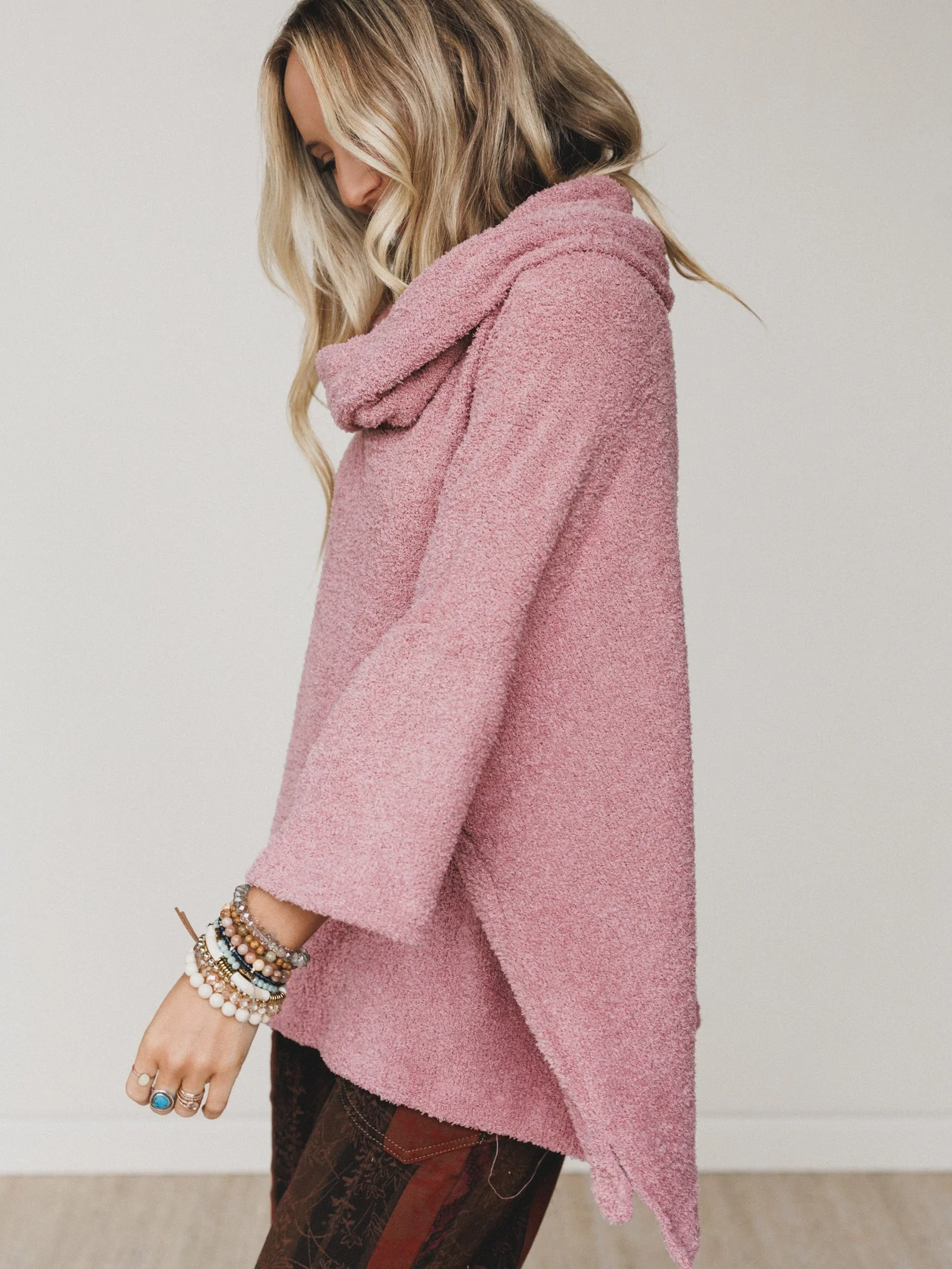 The Nest Hartlie Sweater Top - Dusty Rose - Image 4