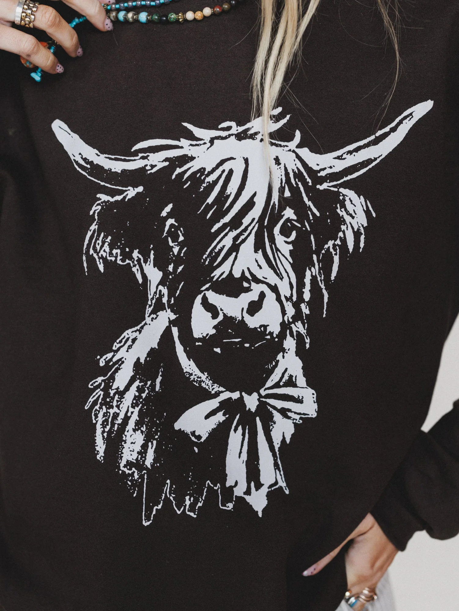 The Nest Highland Love Sweatshirt - Dark Chocolate - Image 2