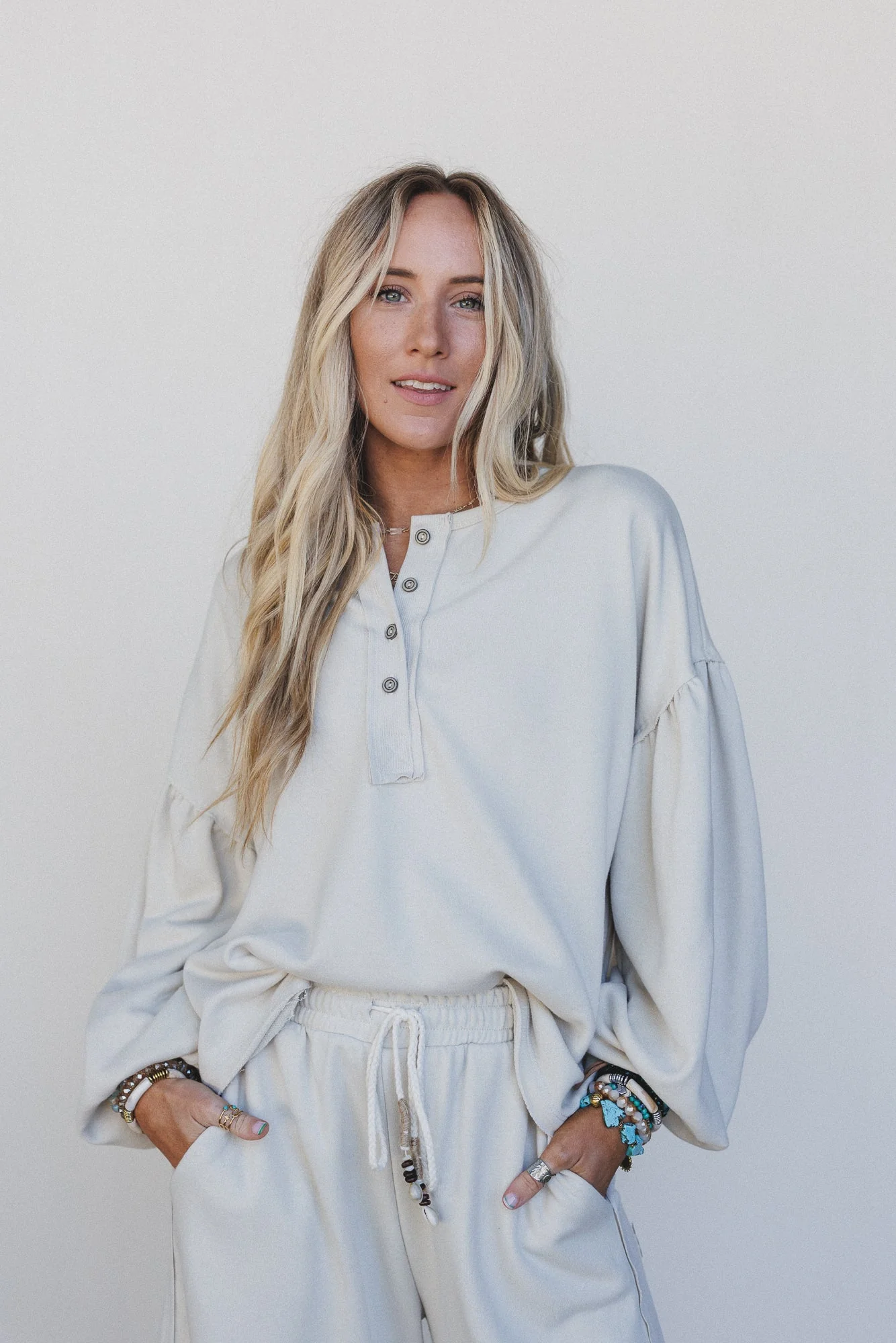 The Nest Laid Back Top - Beige - Image 4
