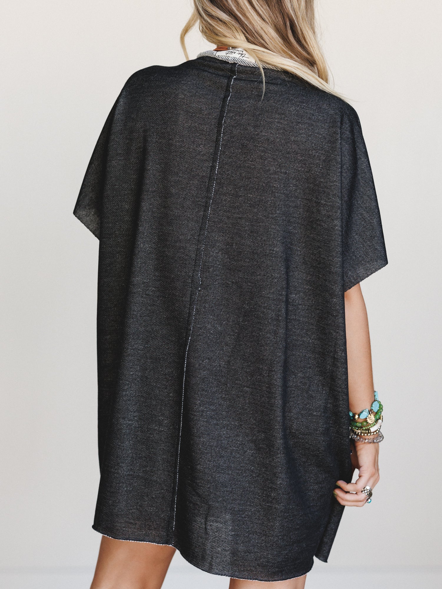 The Nest Laid Back Luxe Dress - Jet Black - Image 5
