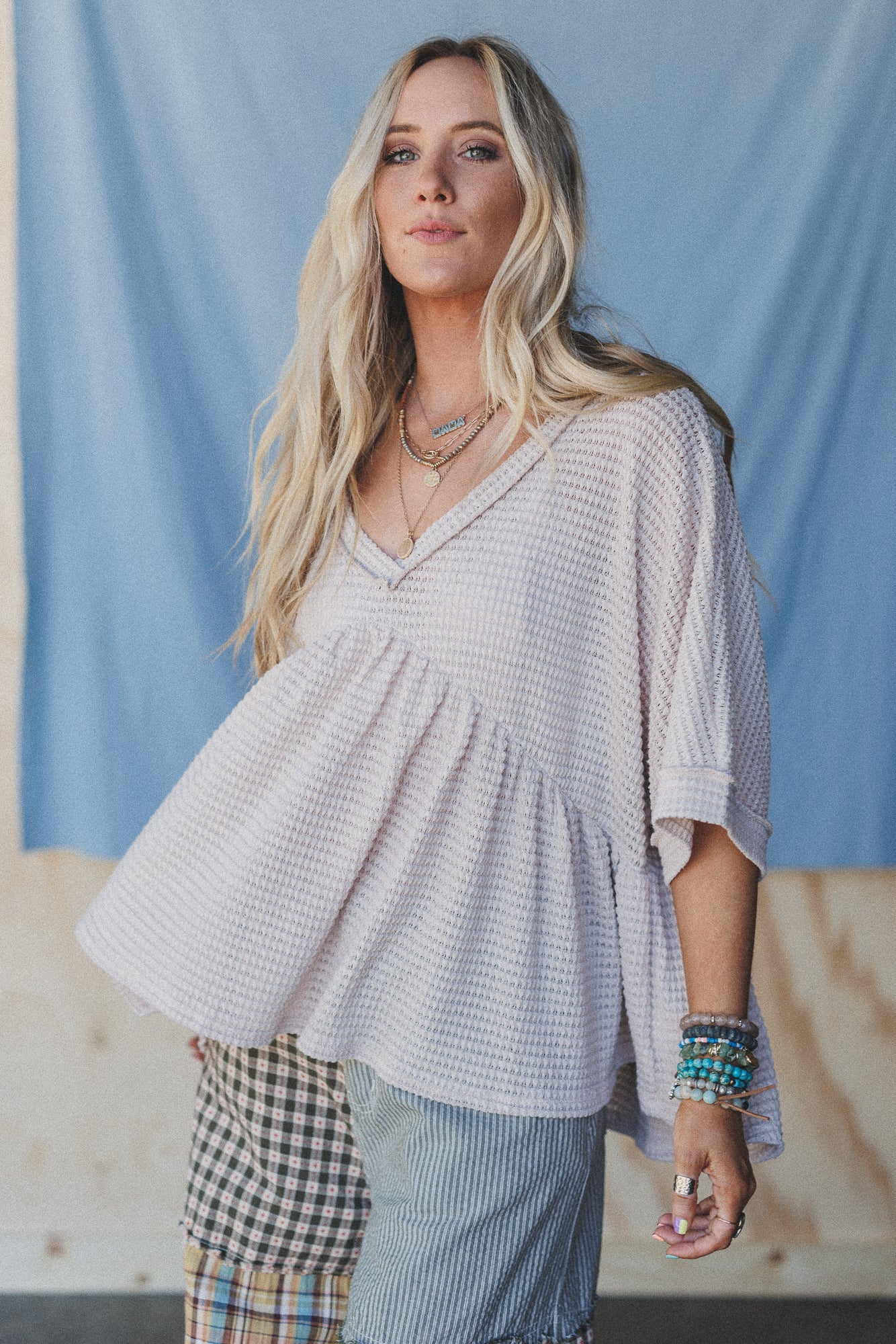 The Nest Lush Drift Top - Oatmeal - Pre Order