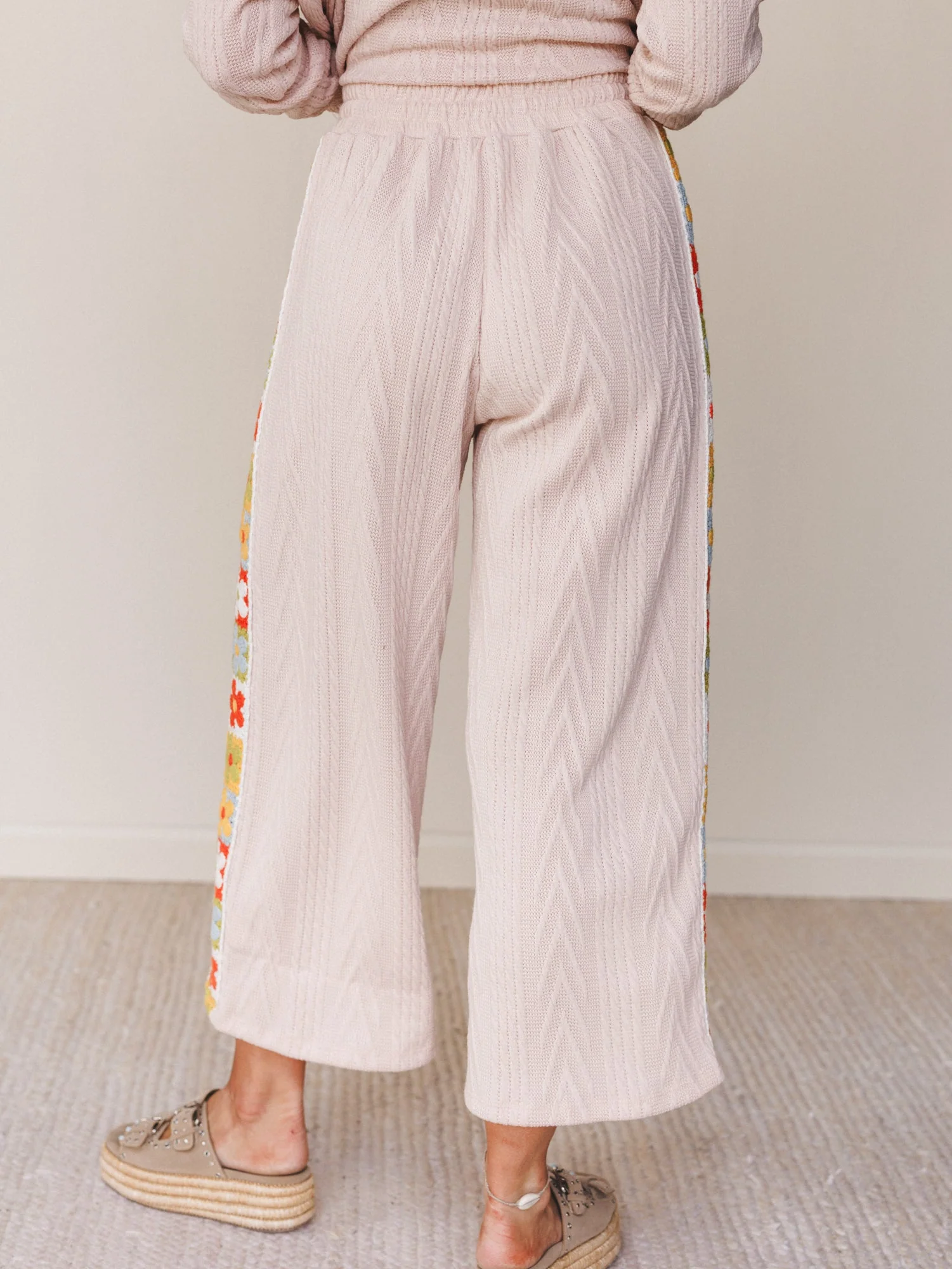 The Nest Midday Light Wide Leg Pant - Taupe - Image 7