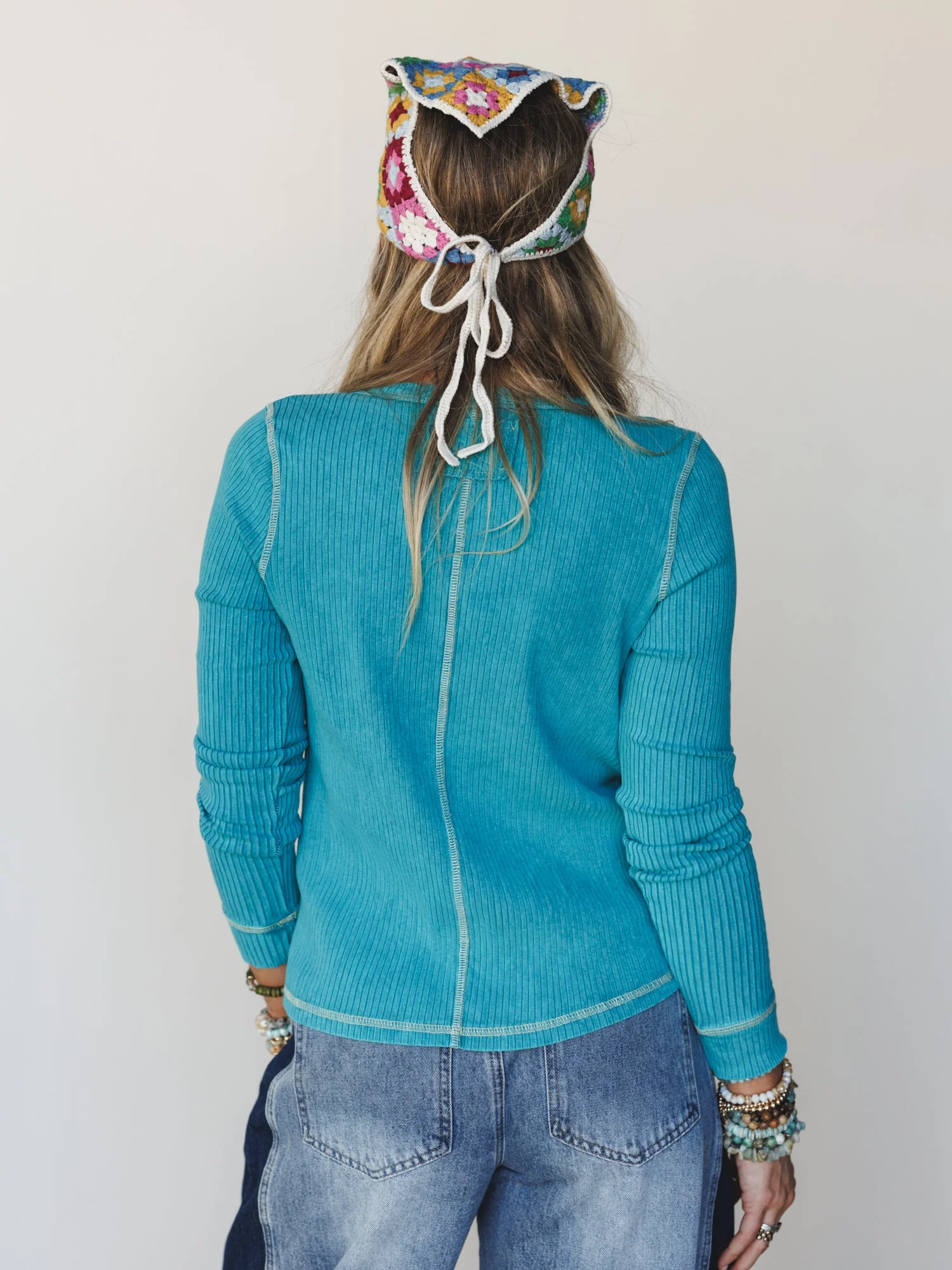 The Nest Off Duty Top - Jade - Image 4