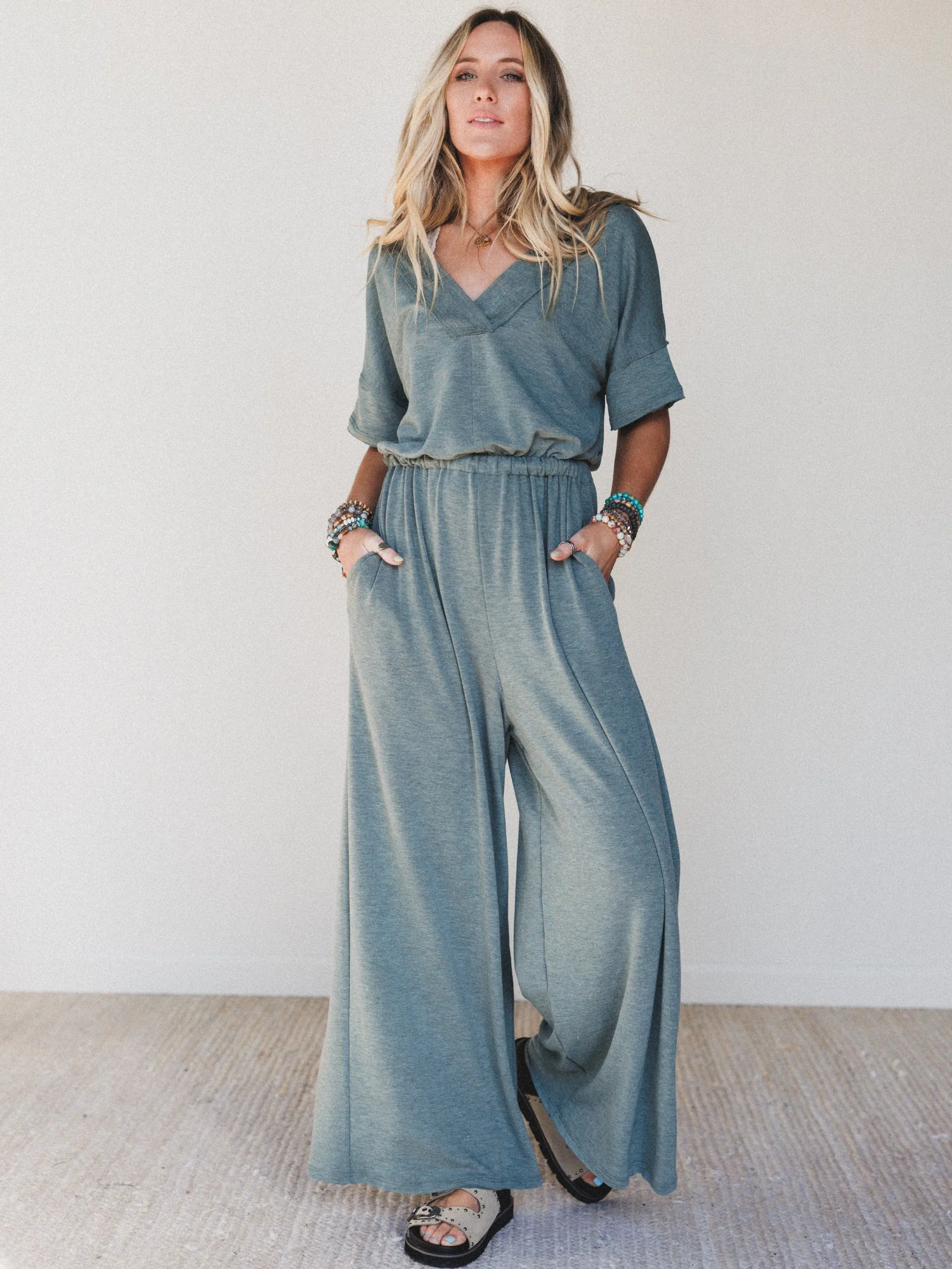 The Nest On The Go Jumpsuit - Olive - Image 5