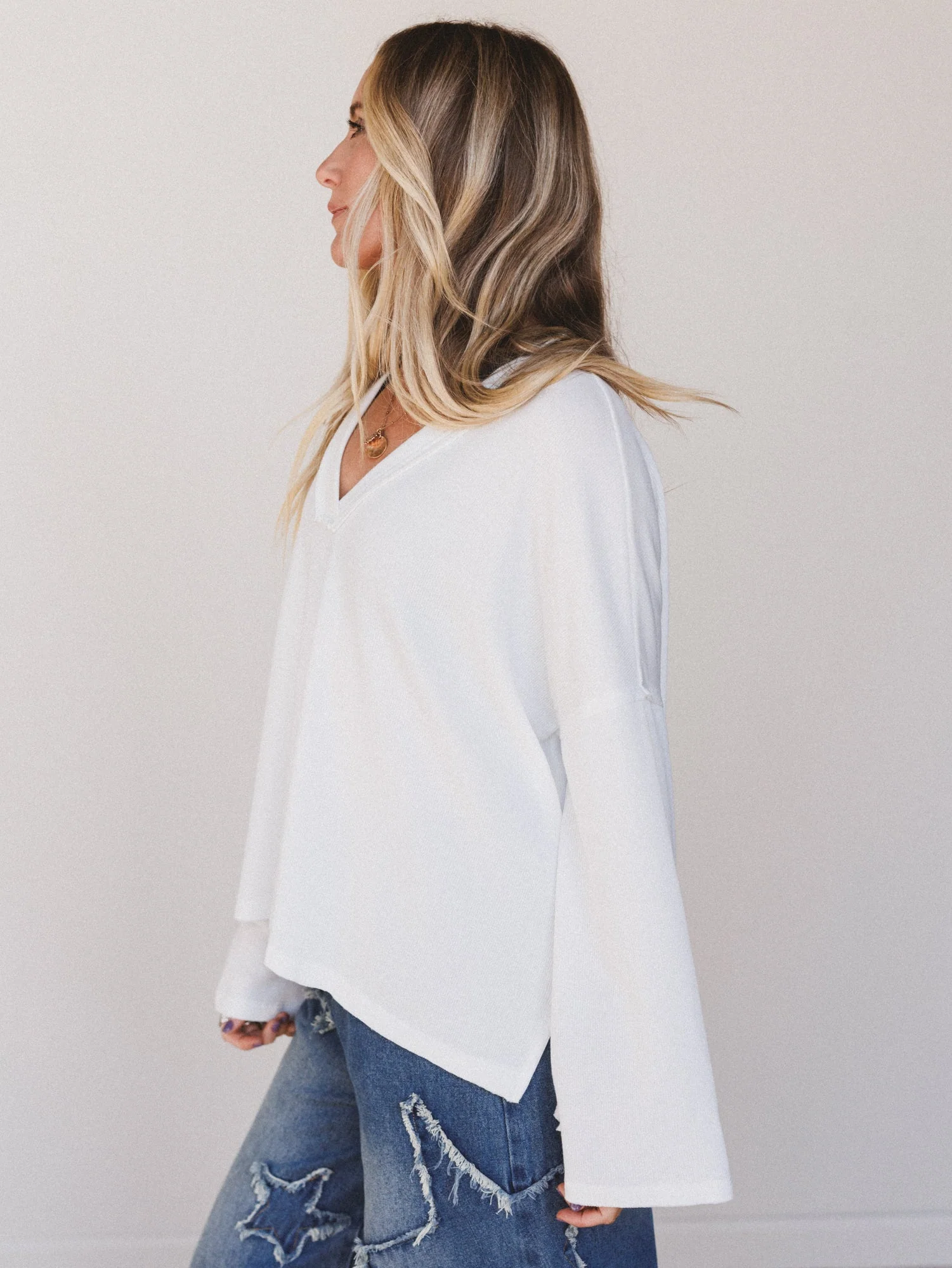 The Nest On The Go Long Sleeve Tee - Off White - Image 3