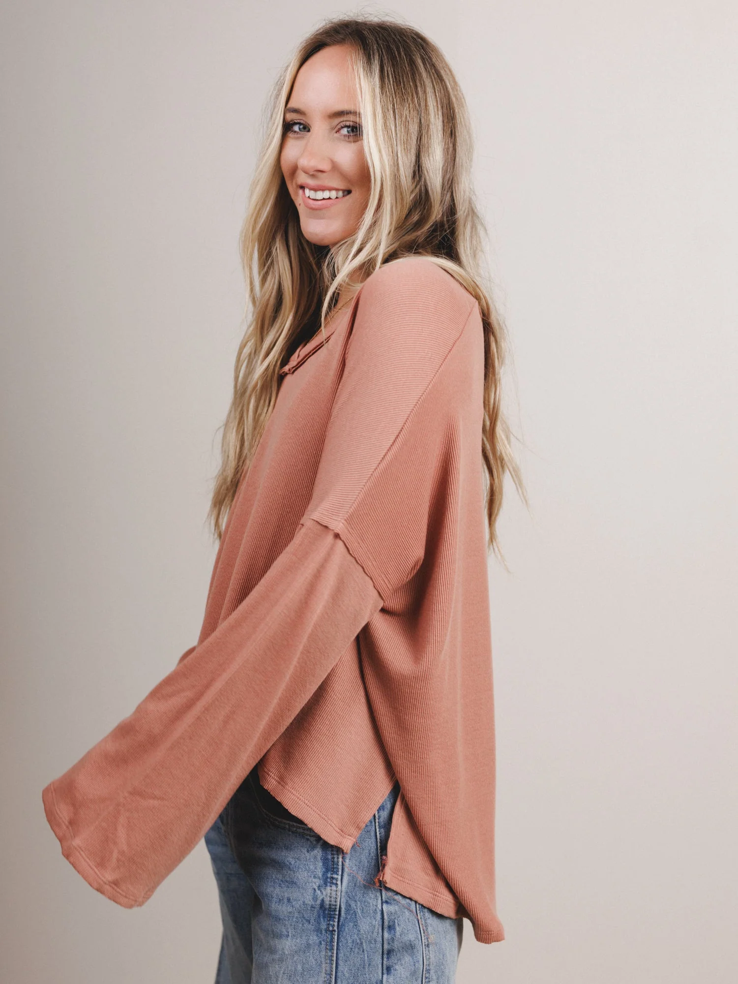 The Nest On The Go Long Sleeve Tee - Sepia - Image 2