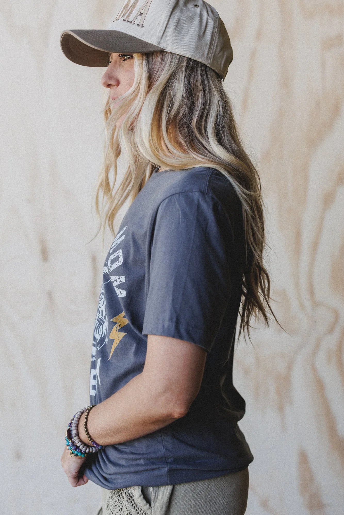 The Nest Rebel Mom Society Tee - Charcoal - Image 4