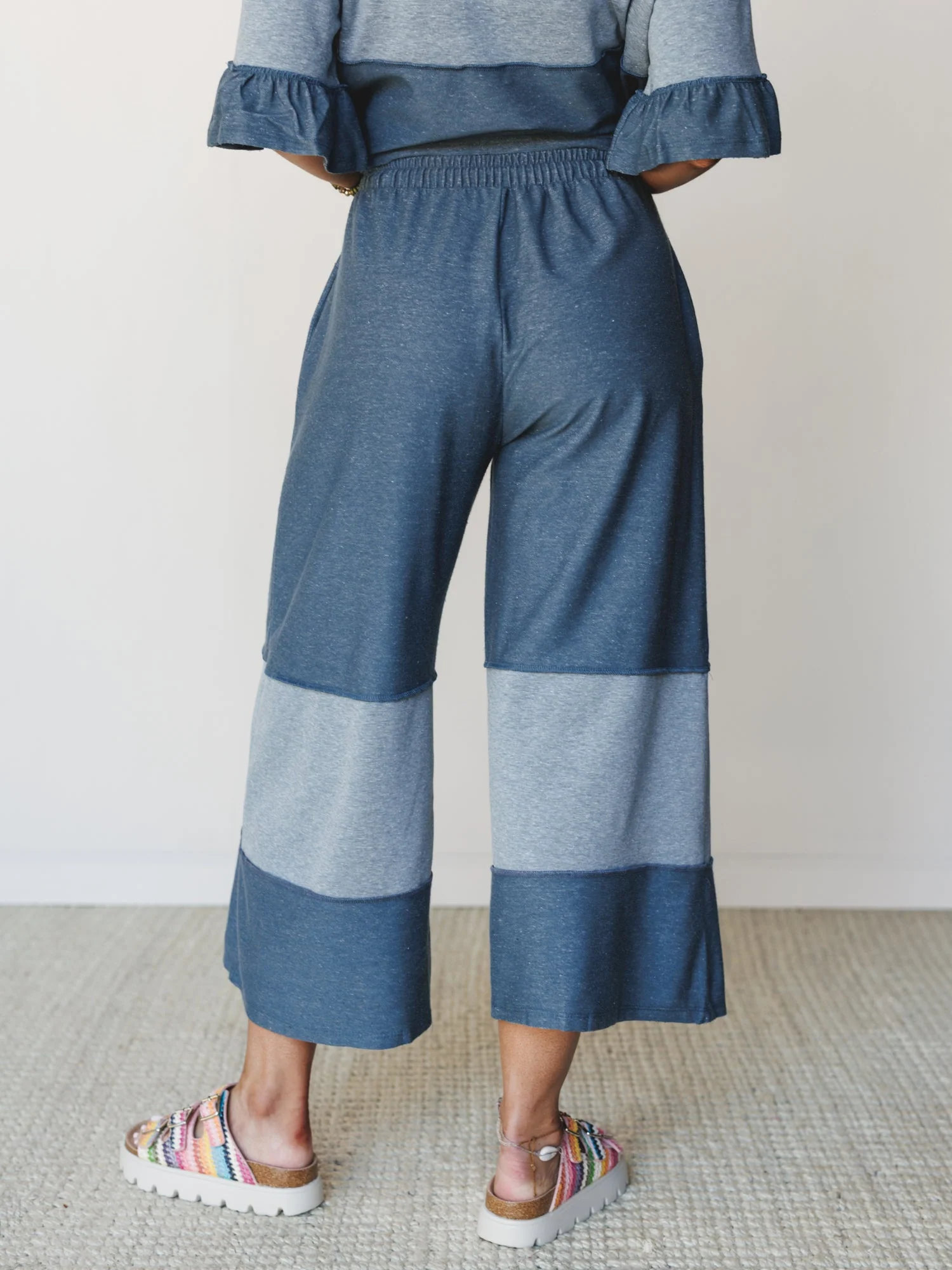 The Nest Soft Horizon Pant - Teal - Image 3
