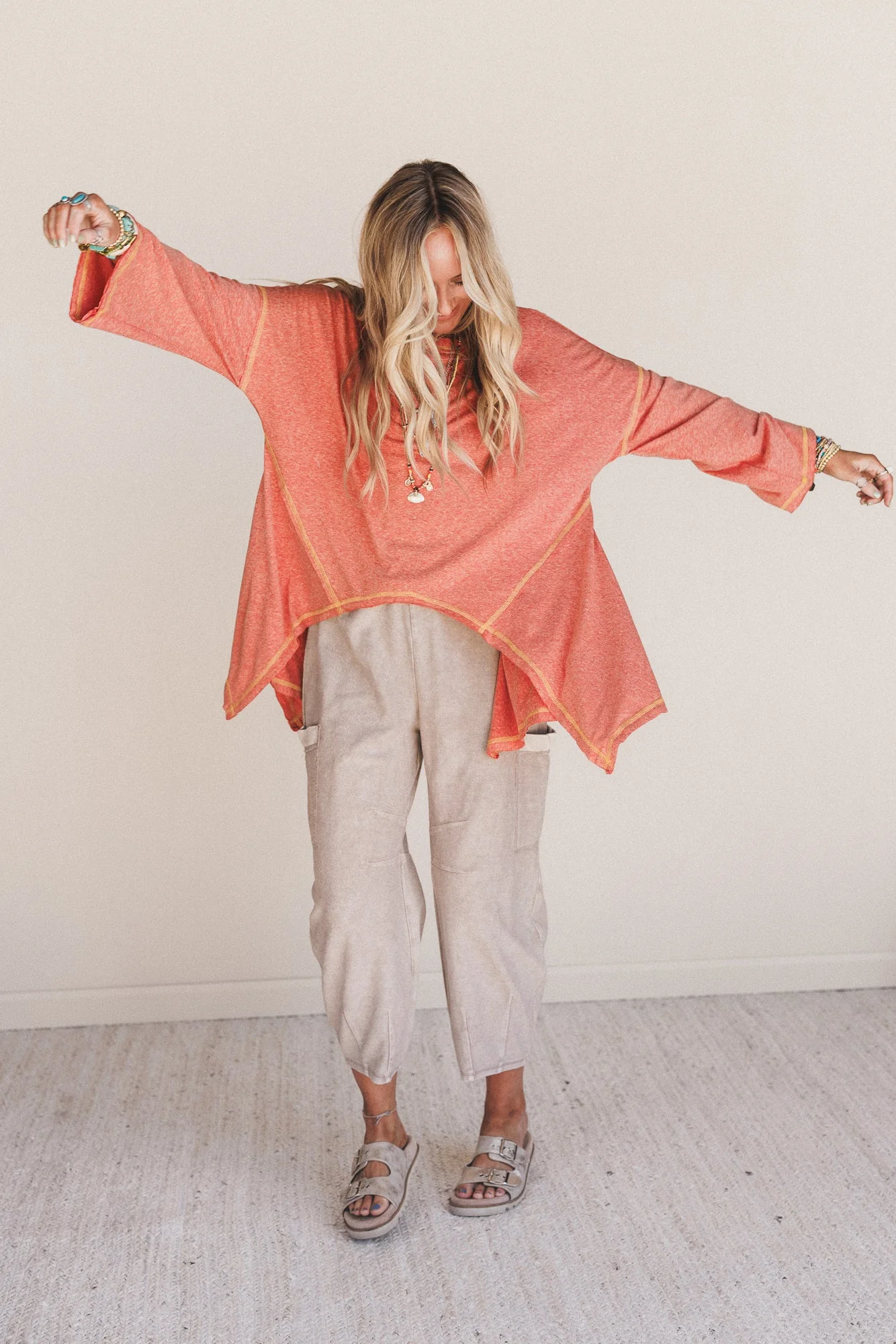 The Nest Soft Intentions Top - Rust - Image 5