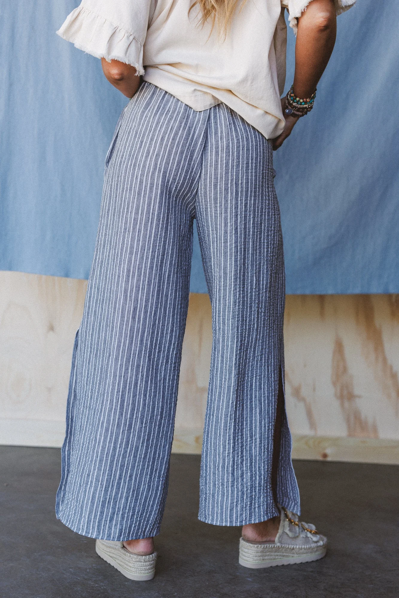 The Nest Soul Spark Wide Leg Pants - Black - Image 5
