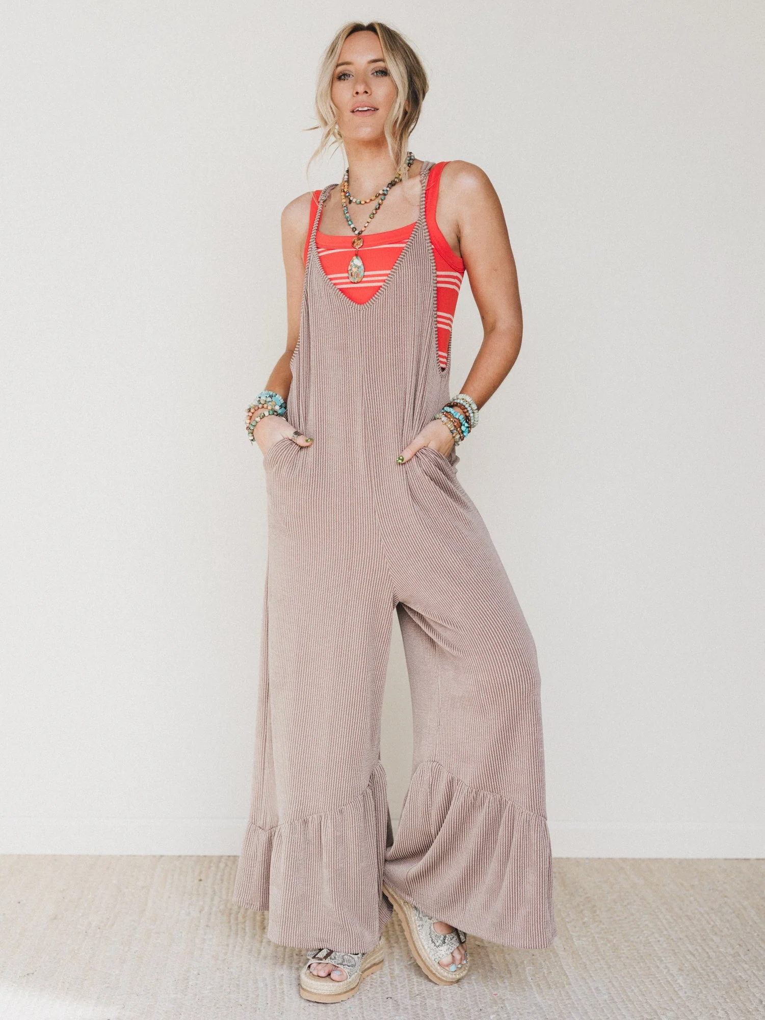 The Nest Sunday Favorite Jumpsuit - Acorn - Image 2