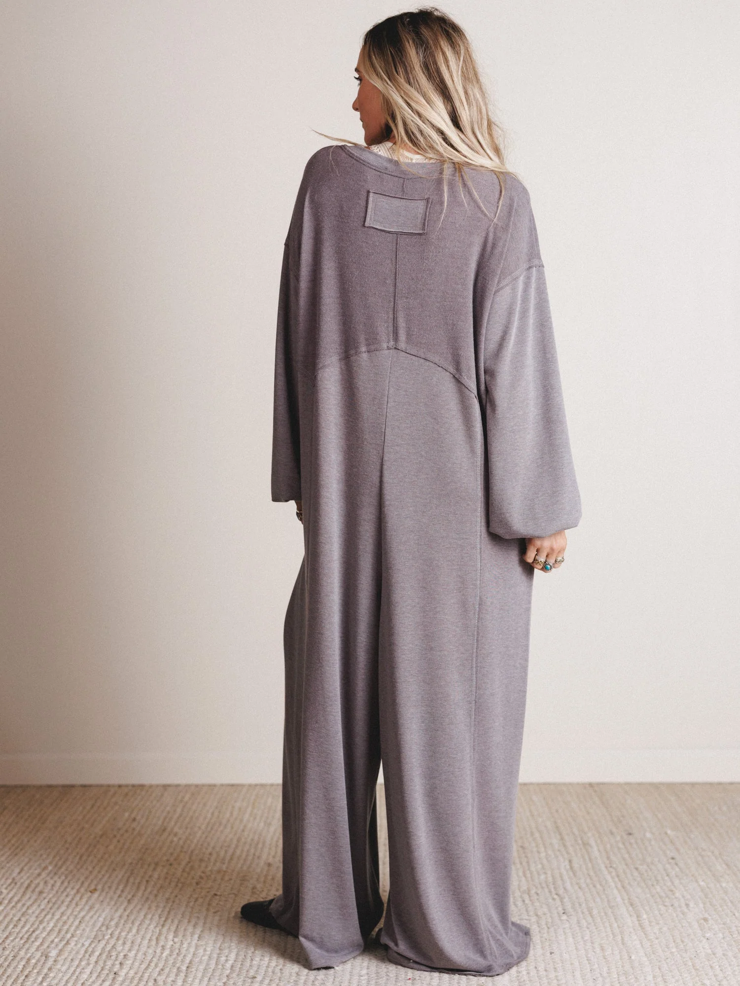 The Nest Sweet Nothings Jumpsuit - Heather Brown - Image 3