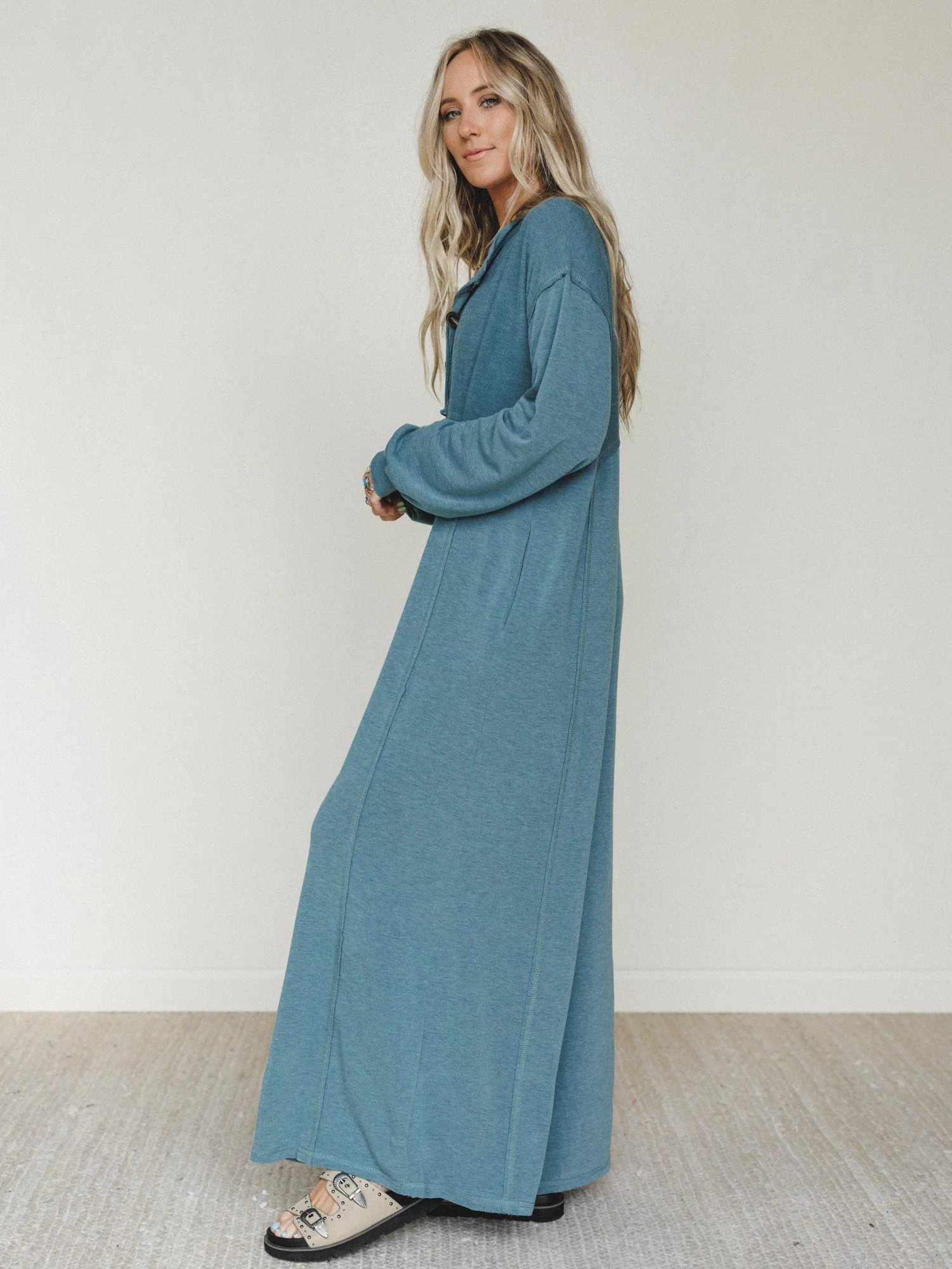 The Nest Sweet Nothings Jumpsuit - Teal - Image 4