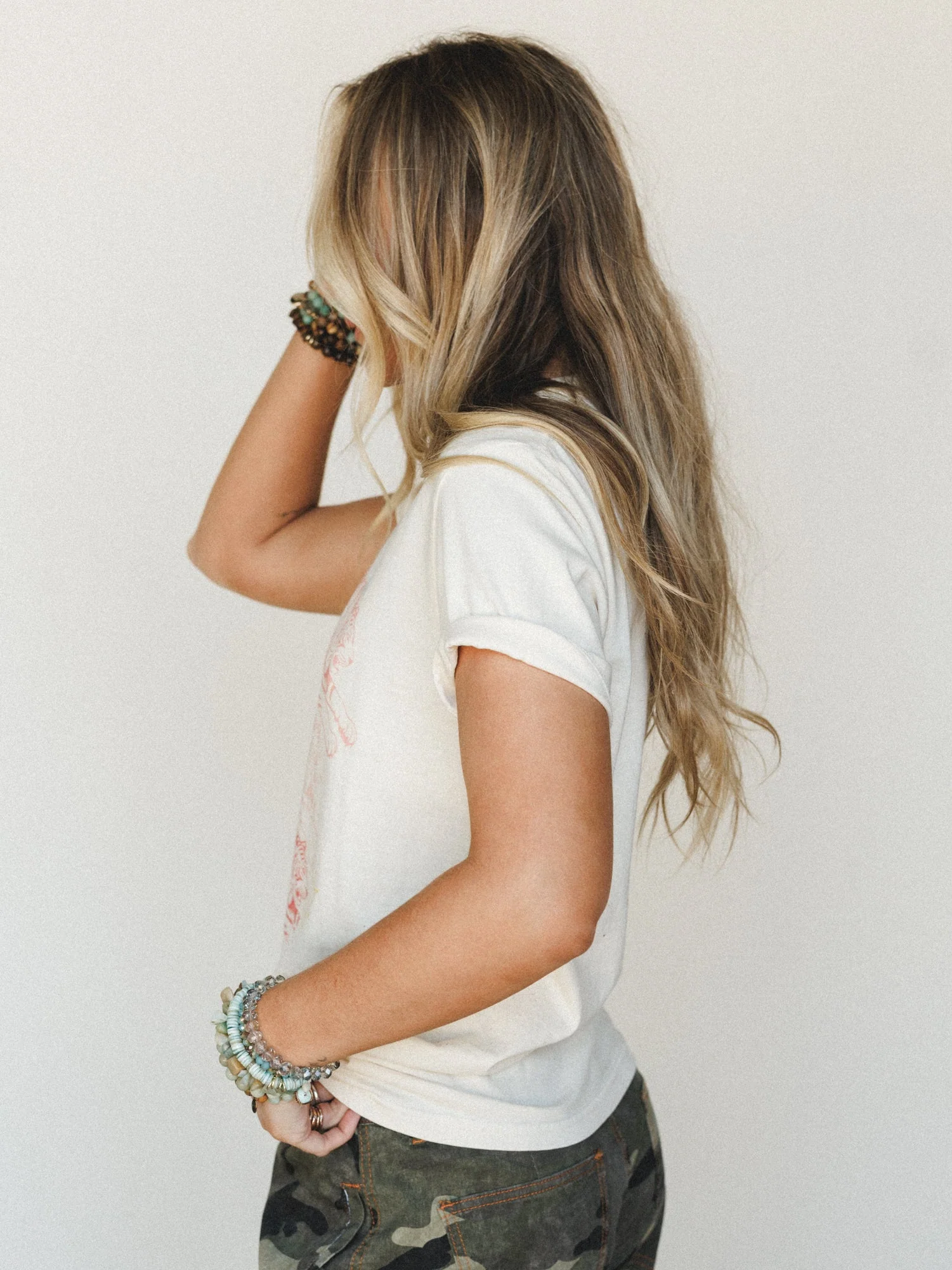 The Nest Tiger Power Graphic Tee - Ivory - Image 3