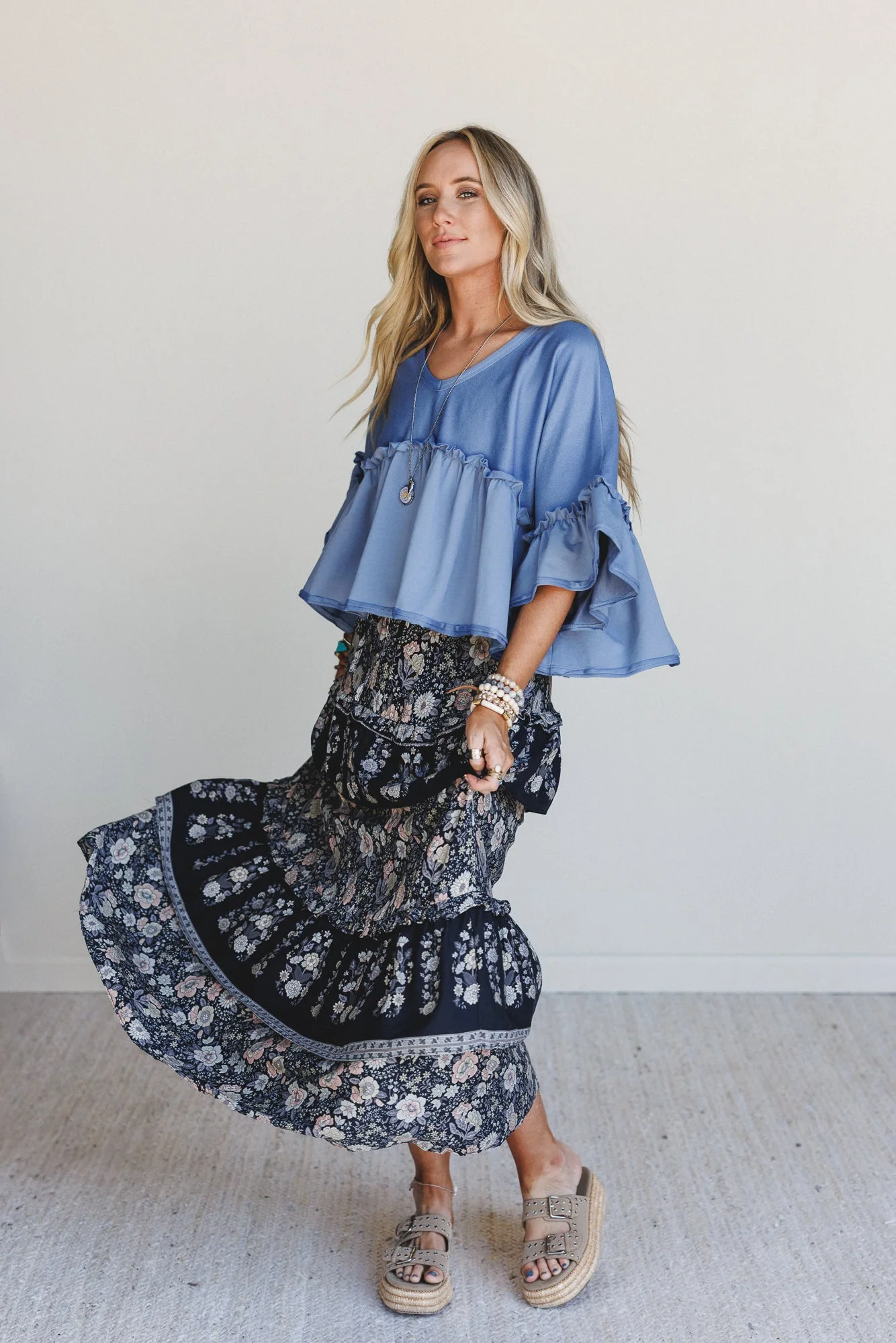 The Nest Timeless Way Top - Denim - Image 5