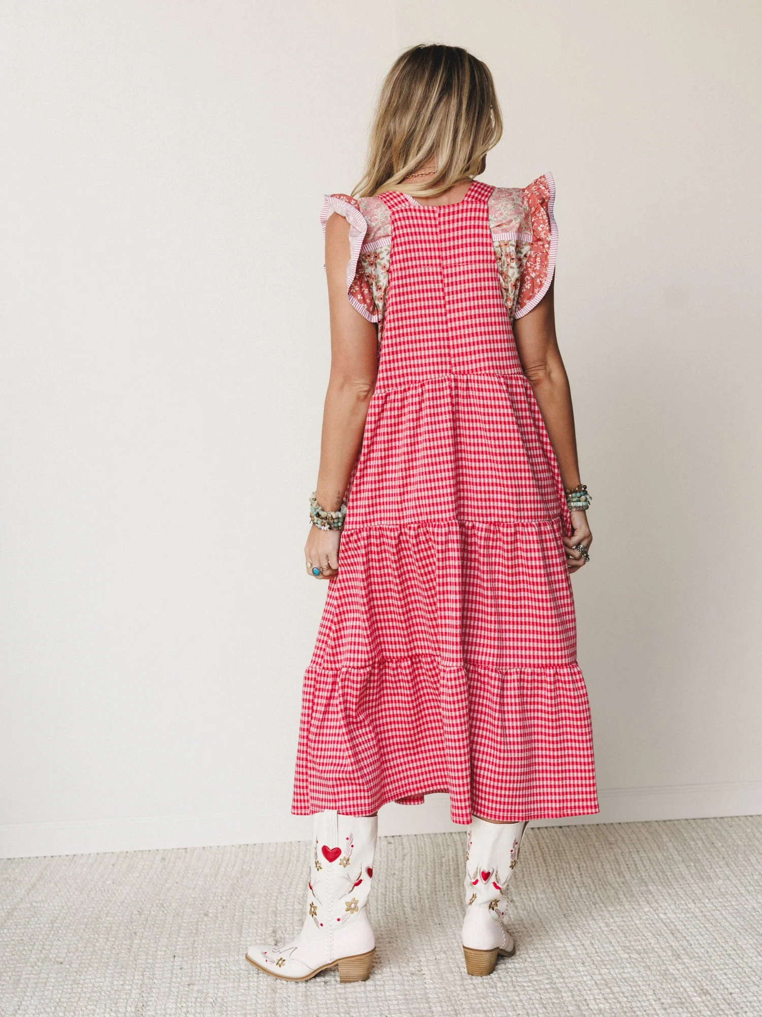 The Nest Under The Palms Dress - Red - Image 6