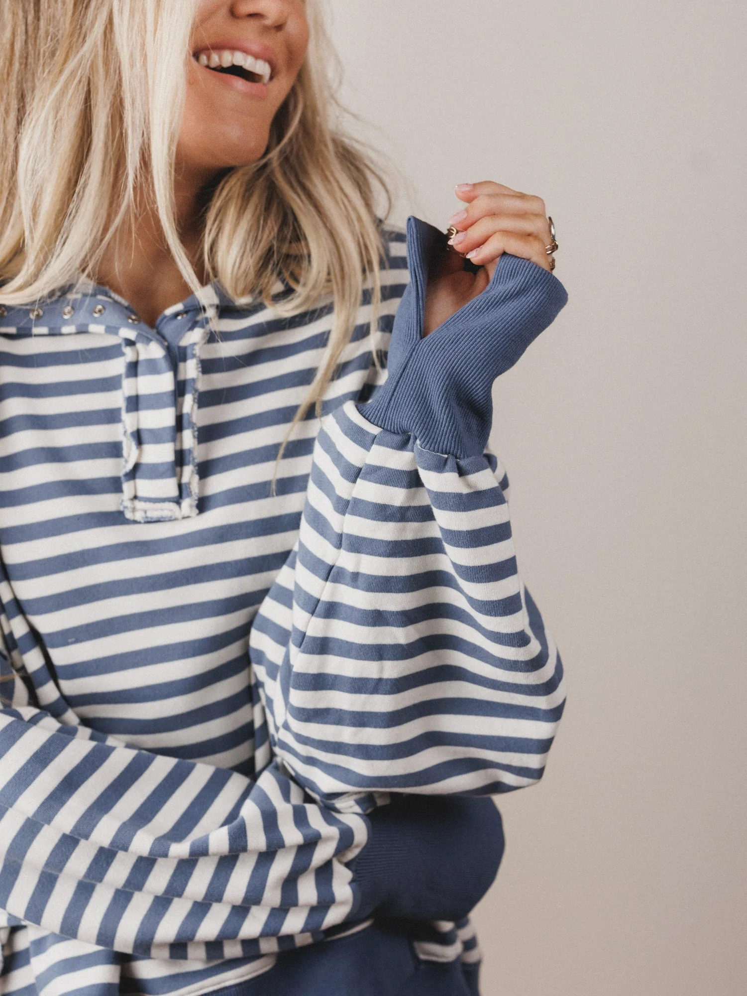 The Nest Wander Easy Top - Blue Denim - Image 4