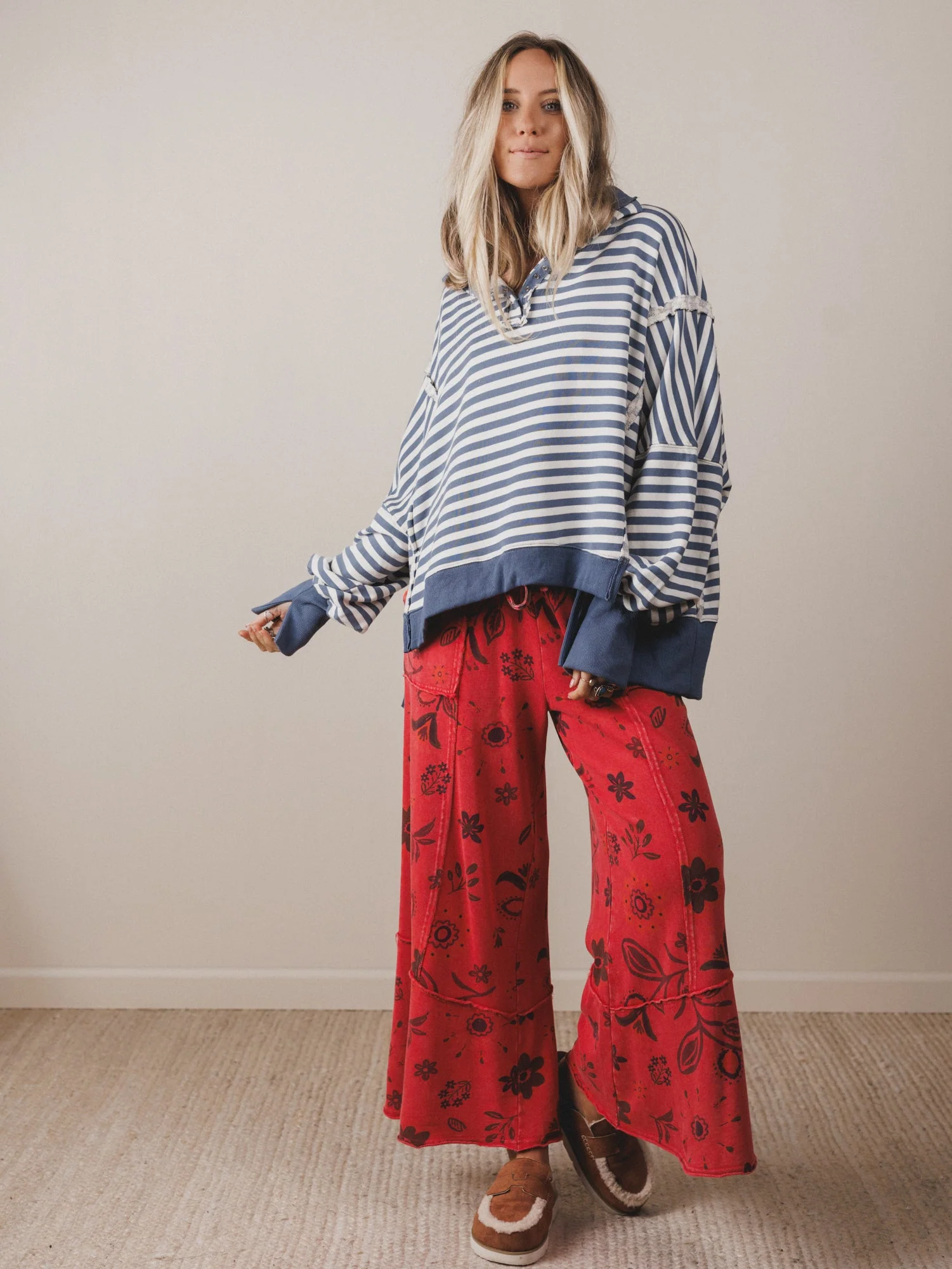 The Nest Wander Easy Top - Blue Denim - Image 7