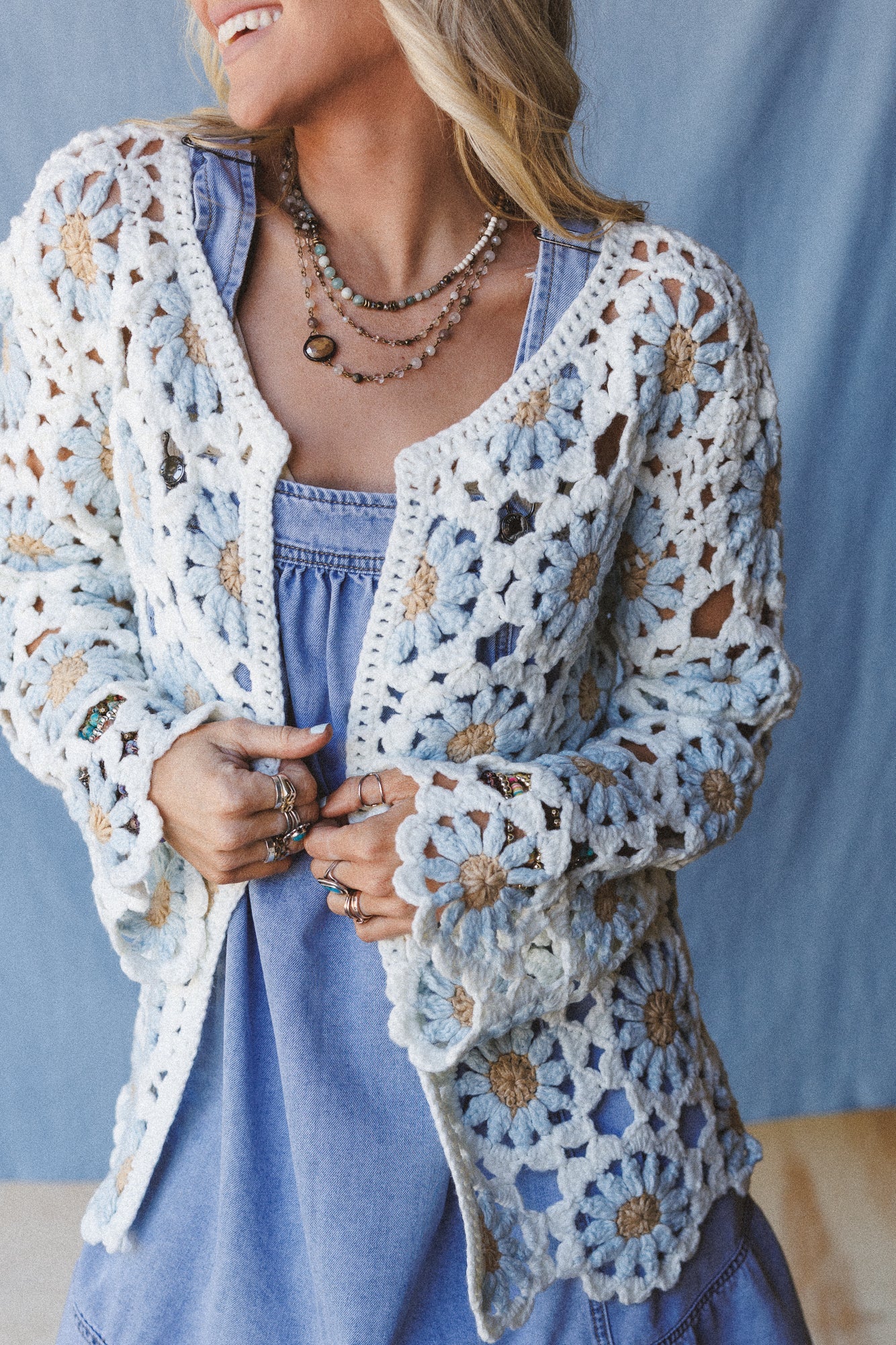 The Nest Wild And Dreamy Cardigan - Ivory - Image 2