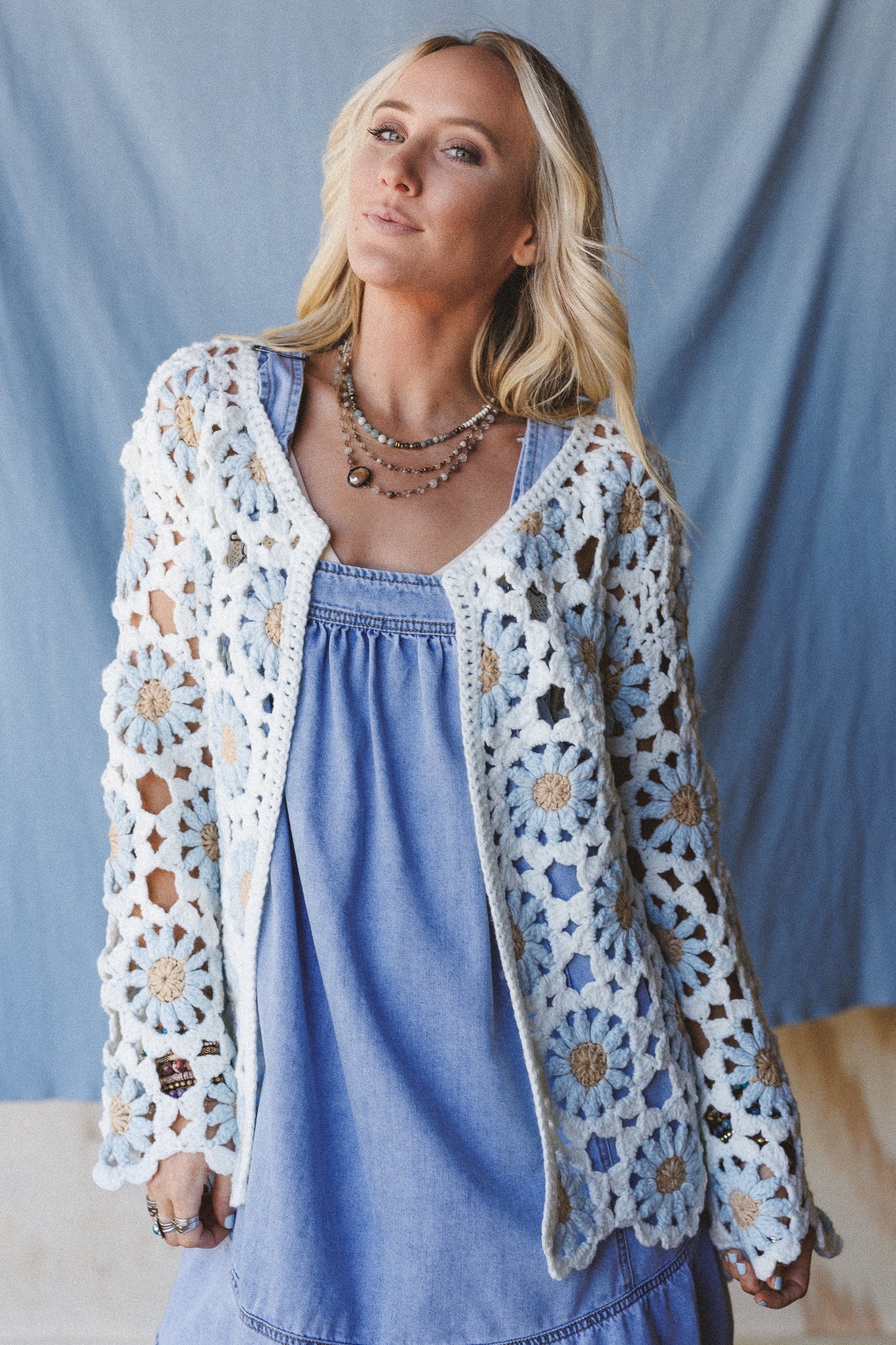 The Nest Wild And Dreamy Cardigan - Ivory - Image 4