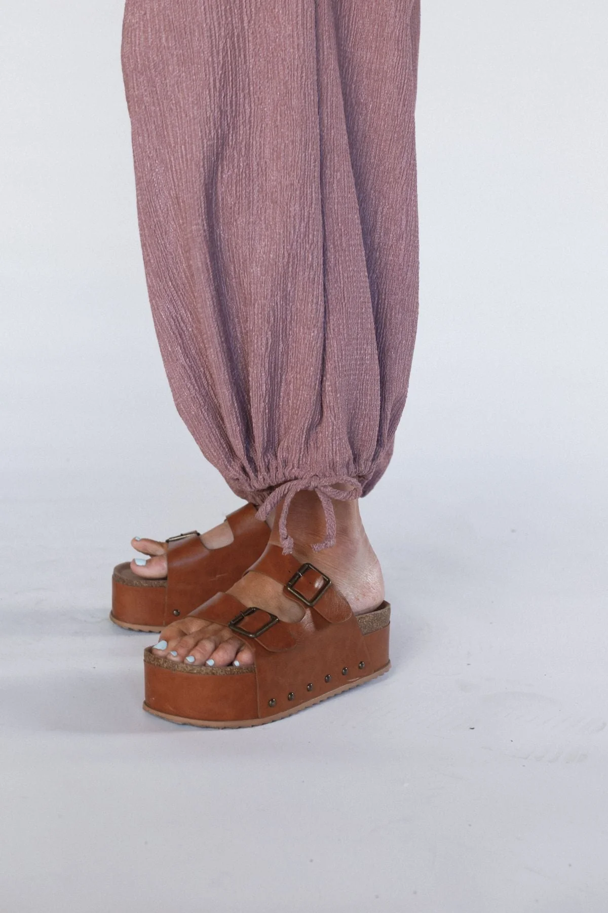 The Nest Wildflower Ruffle Jumpsuit - Mauve - Image 6