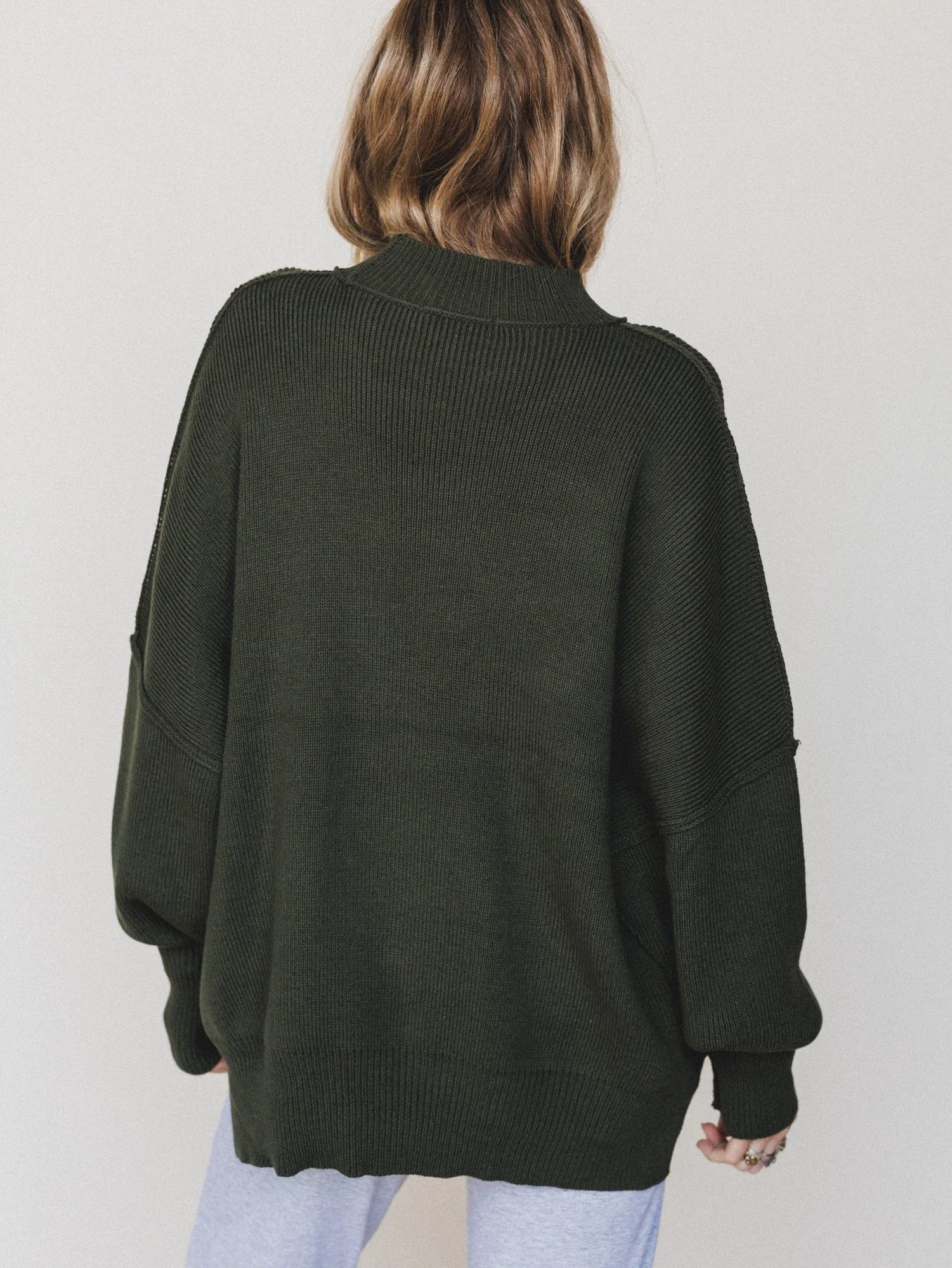 The Perfect Sweater - Dark Olive - Image 3