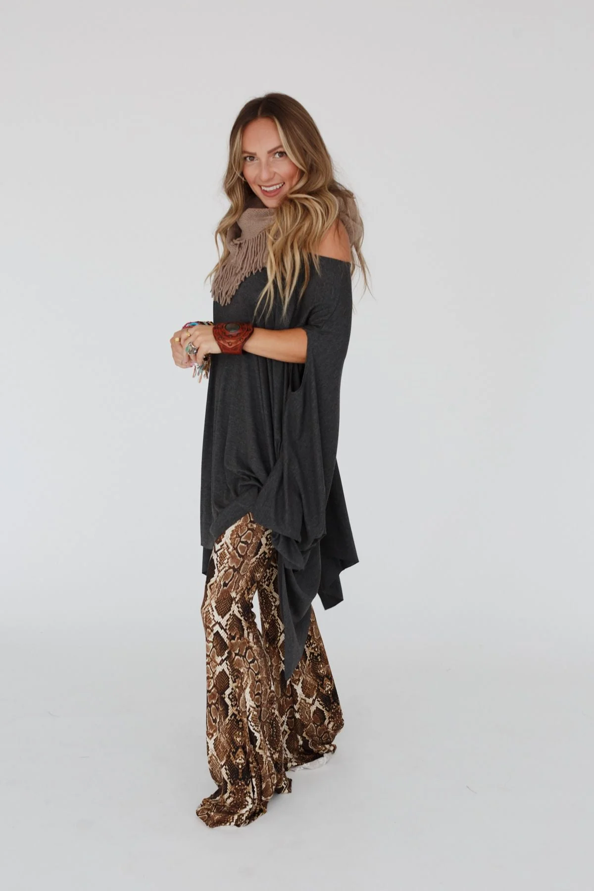 The Wren Tunic - Charcoal - Image 7