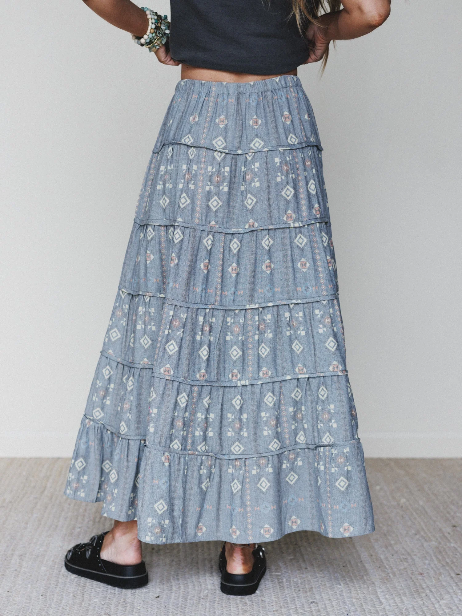 Timeless Love Maxi Skirt - Denim - Image 5