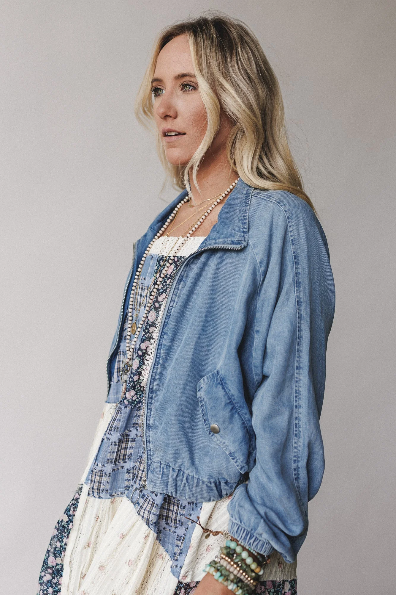 Top Flight Bomber Jacket - Blue - Image 4