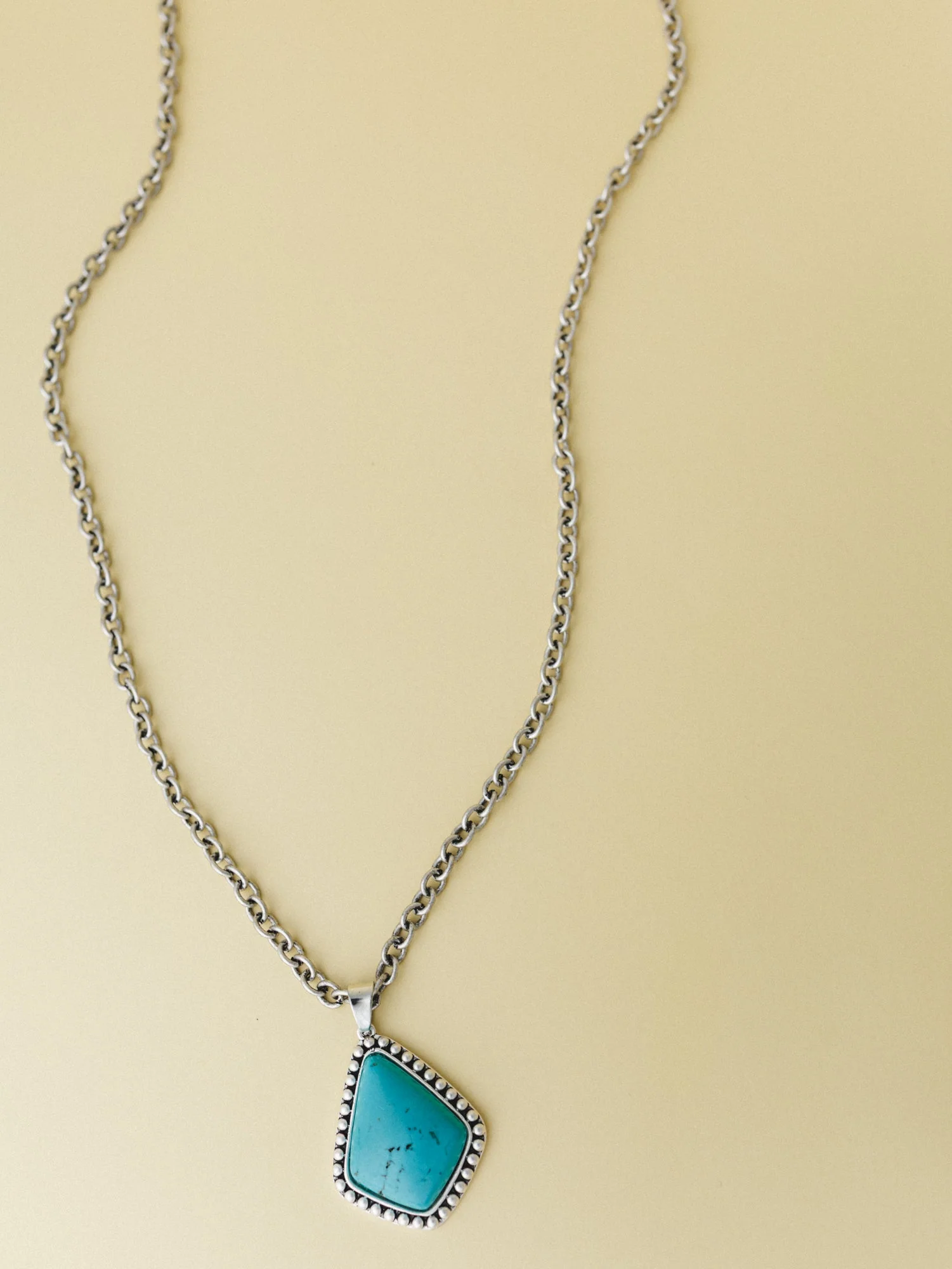 Touch of Wonder Necklace - Turquoise - Image 4