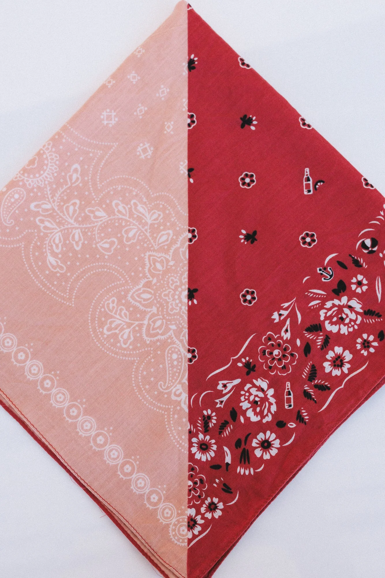 Trail Days Two Tone Floral Bandana - Rust Multi - Pre Order - Image 2
