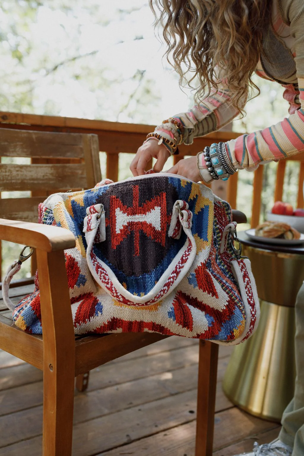 Tribal Traveler Weekender Bag - Multi - Image 2