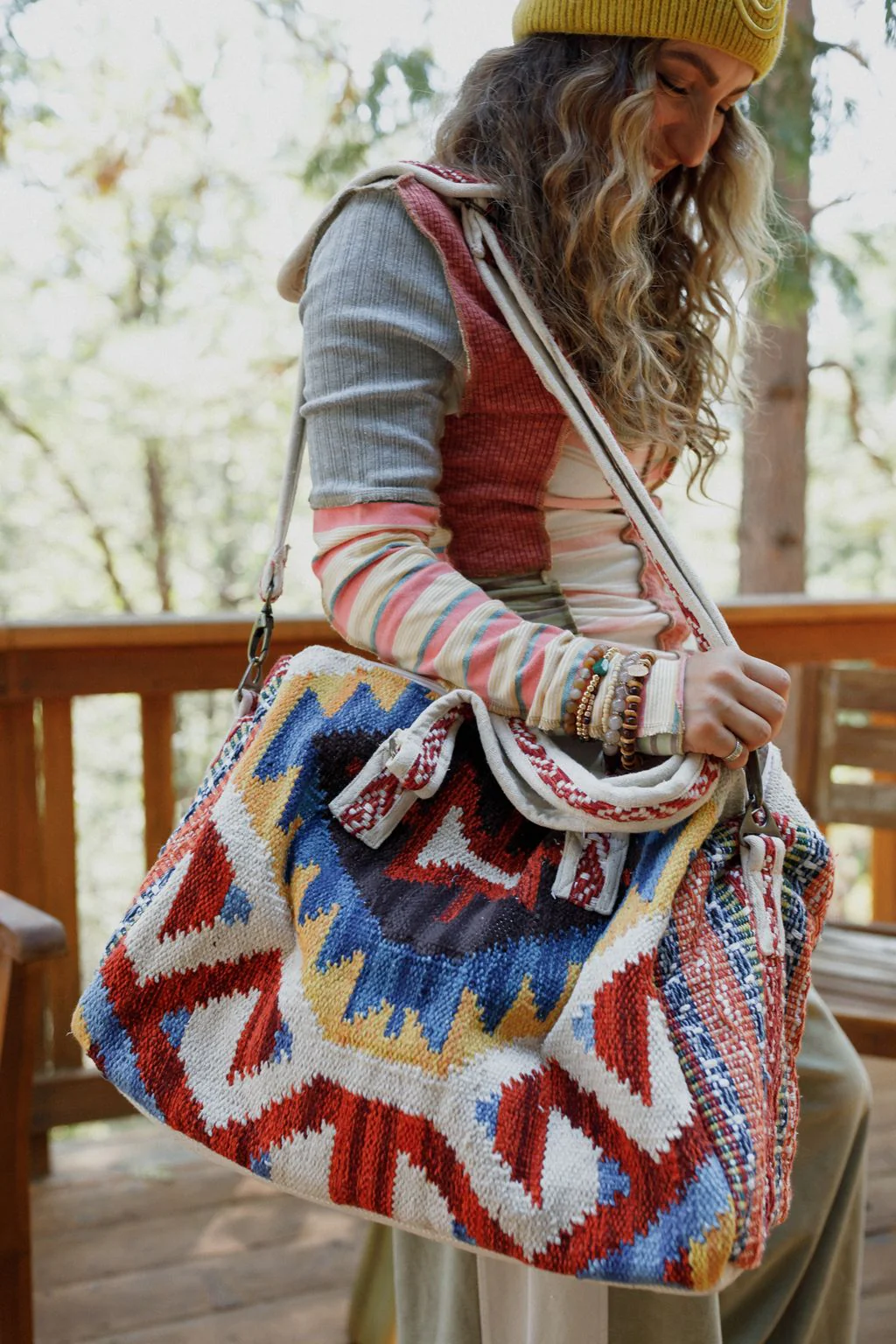 Tribal Traveler Weekender Bag - Multi - Pre Order - Image 2