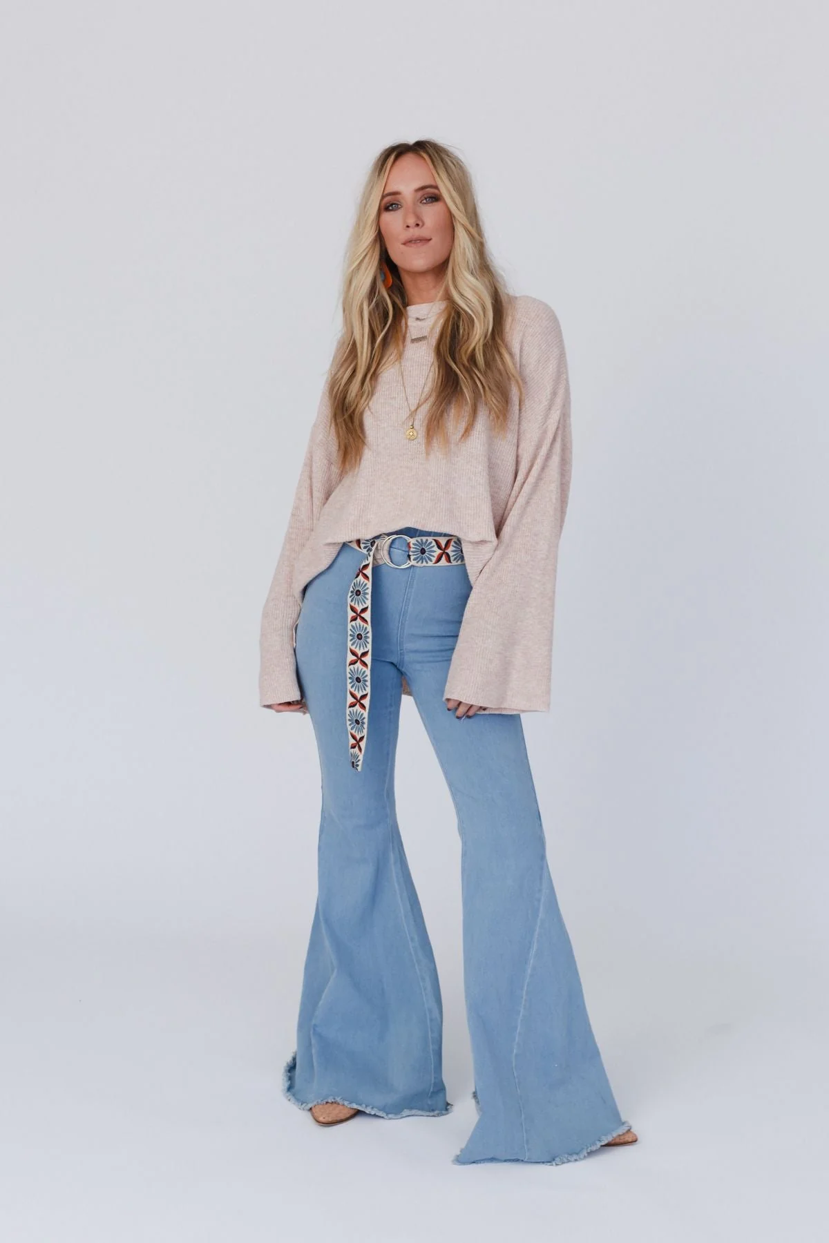 Tricks Up Her Sleeve Sweater - Oatmeal - Image 6