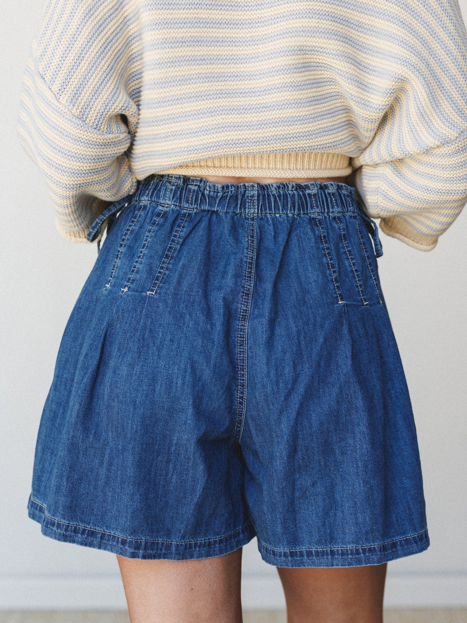 Twirl A Whirl Shorts - Denim - Image 4