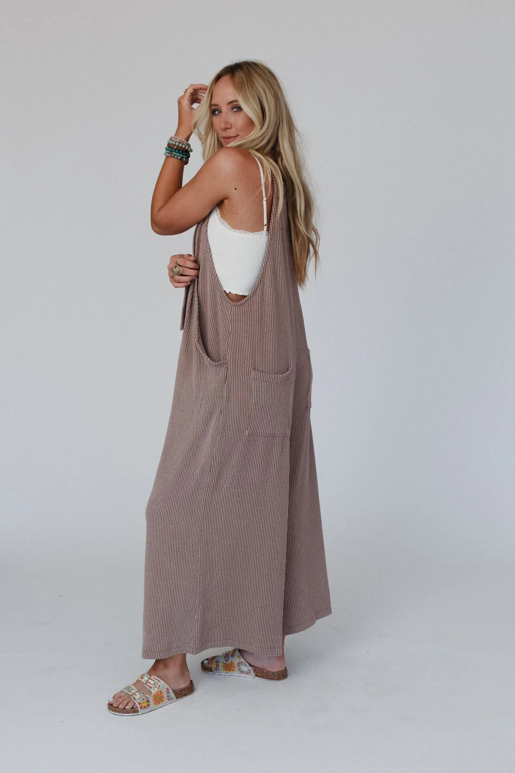 The Nest Urban Light Textured Jumpsuit - Acorn - Image 9