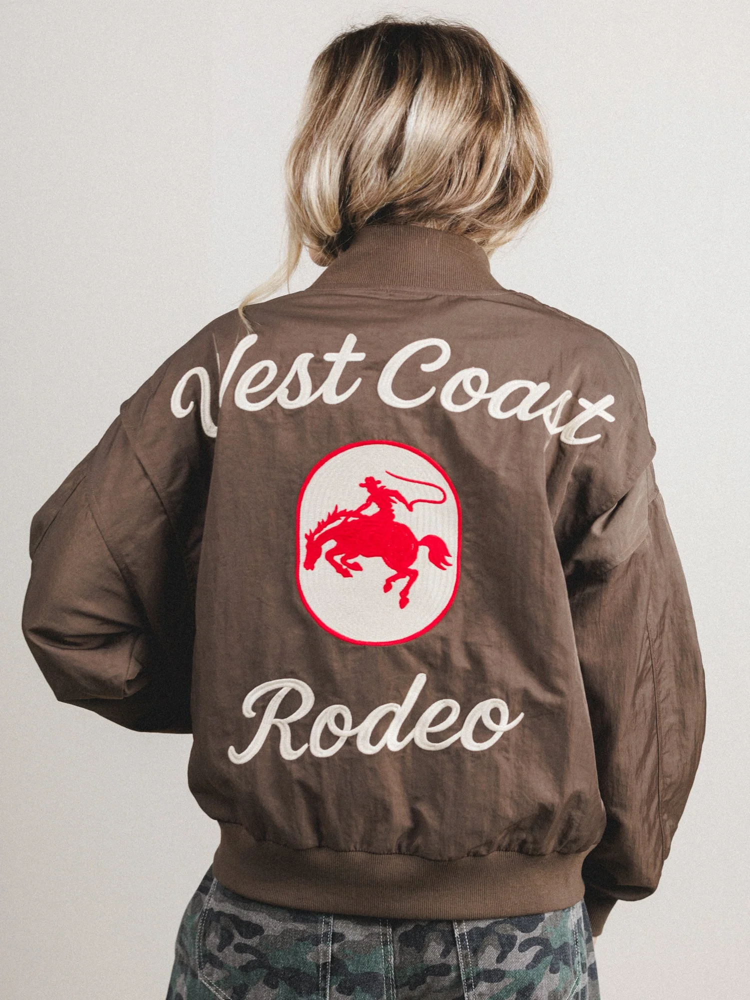 West Coast Rhode Bomber Jacket - Mocha Mousse